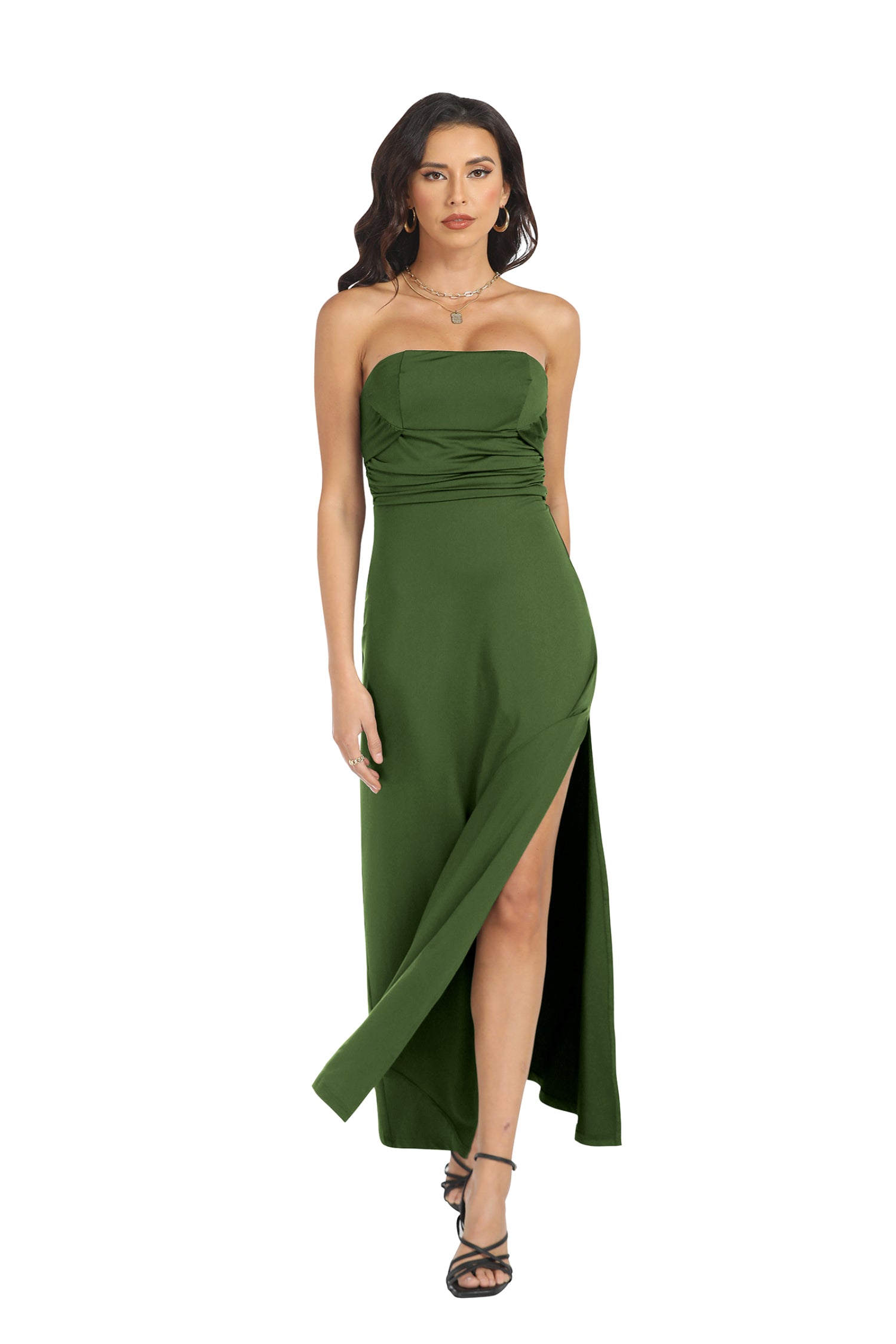 Cakulo Women's Tube Maxi Dress