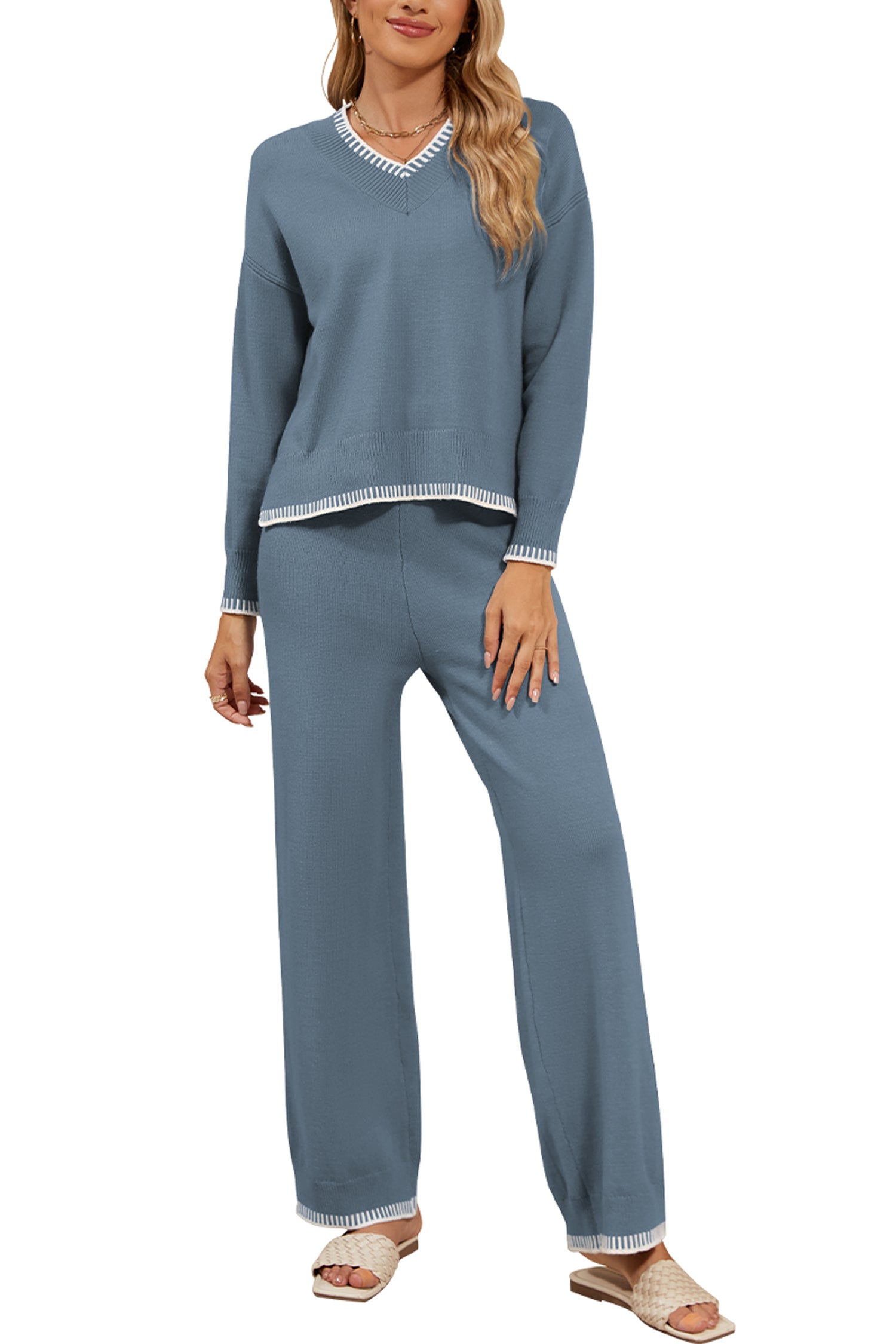 Cakulo Women's 2-Piece Set Fall Sweatsuit Loungewear 2024