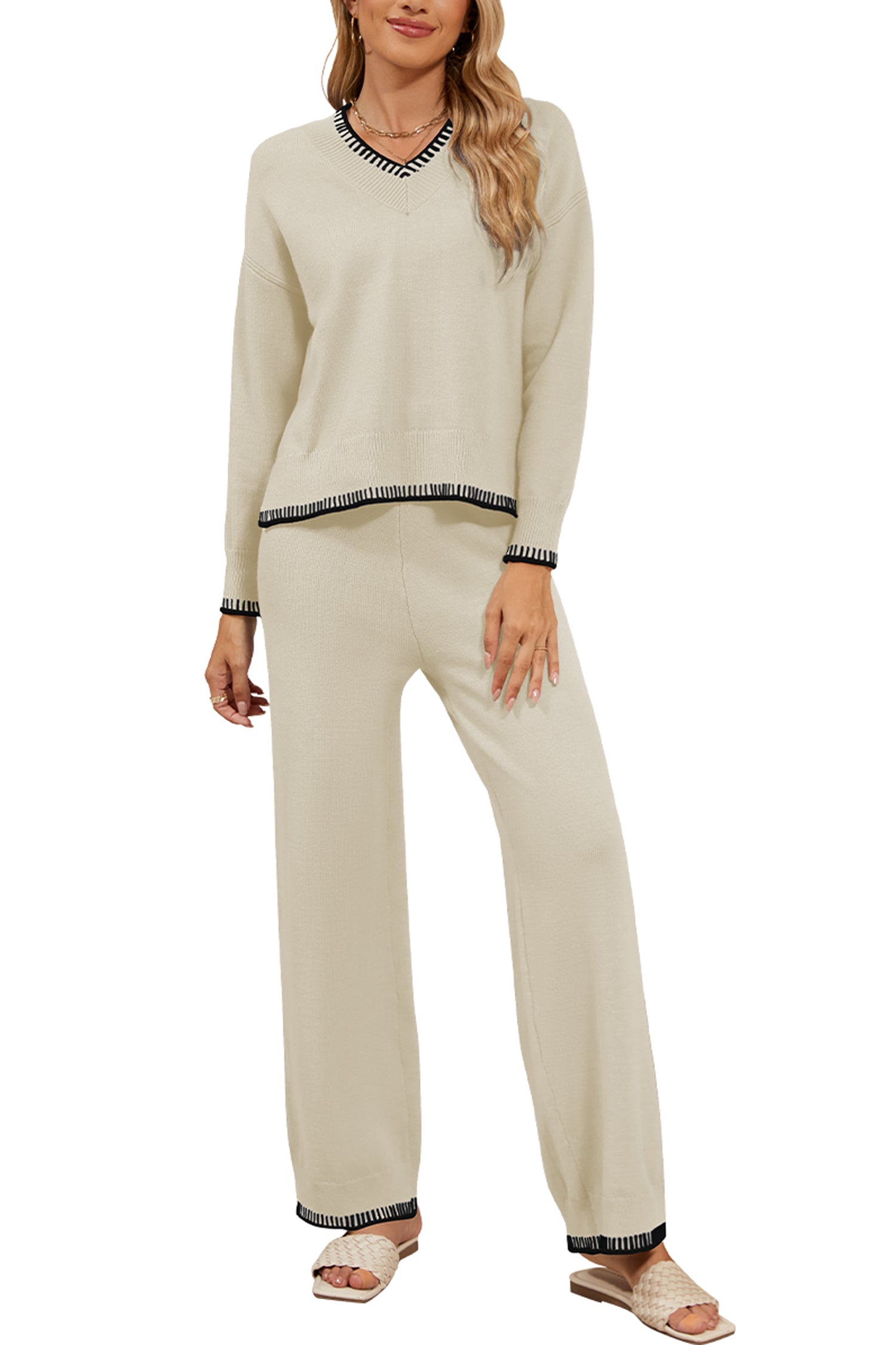 Cakulo Women's 2-Piece Set Fall Sweatsuit Loungewear 2024