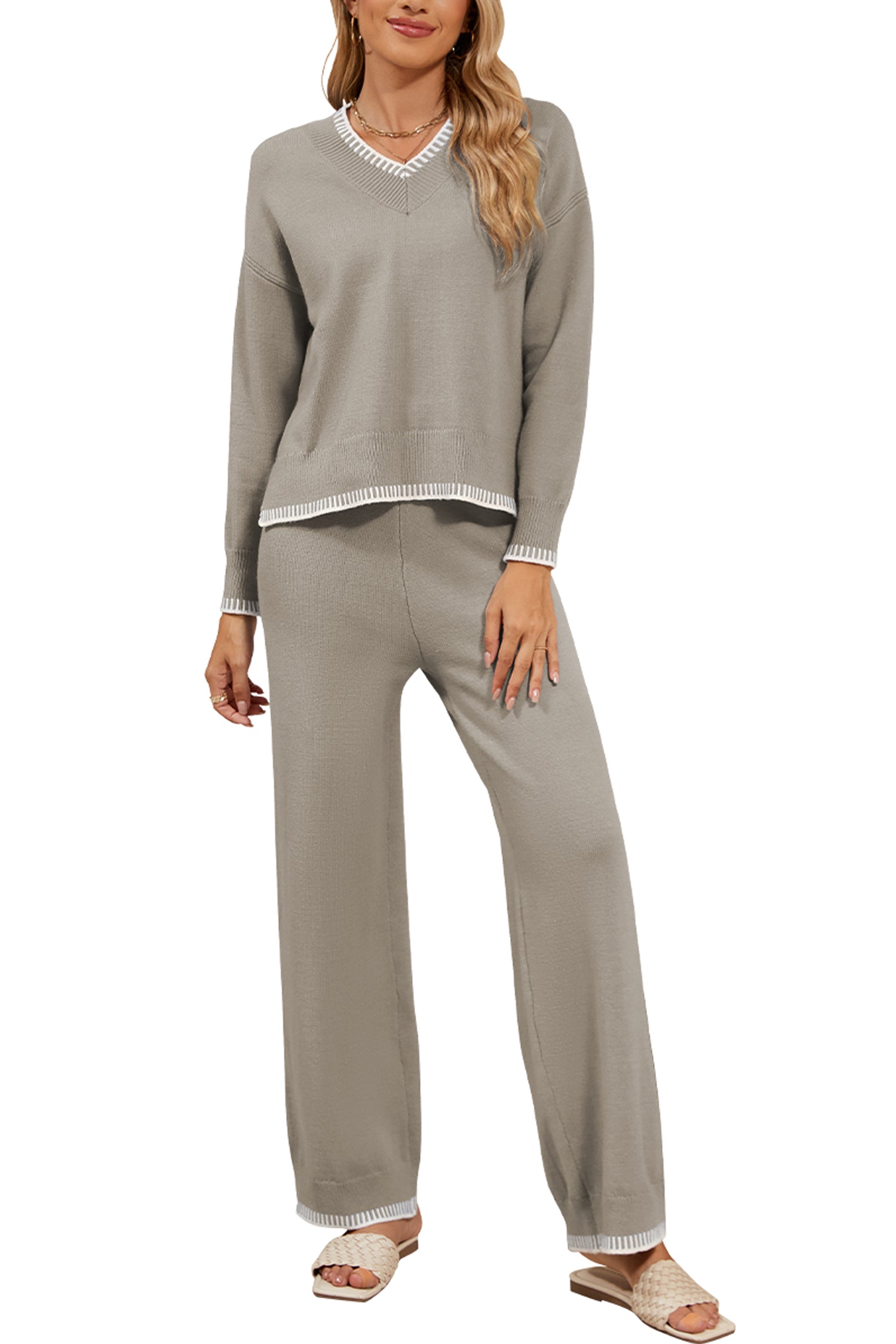 Cakulo Women's 2-Piece Set Fall Sweatsuit Loungewear 2024