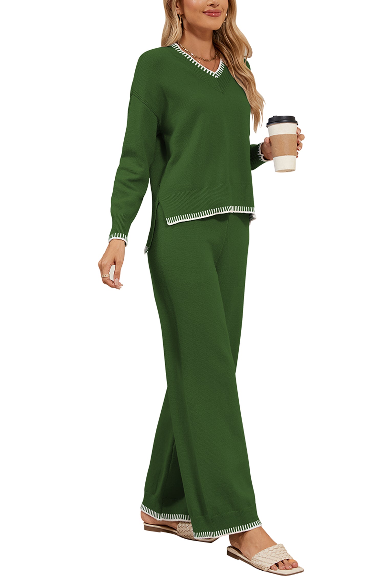 Cakulo Women's 2-Piece Set Fall Sweatsuit Loungewear 2024