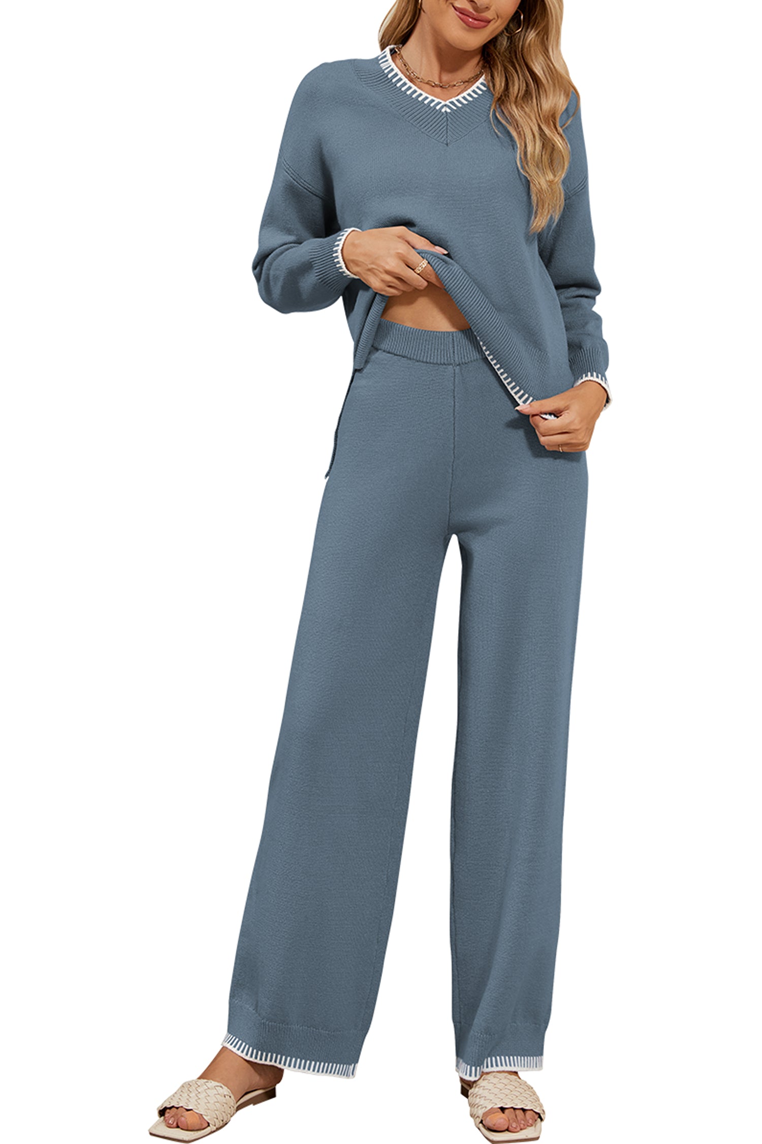 Cakulo Women's 2-Piece Set Fall Sweatsuit Loungewear 2024