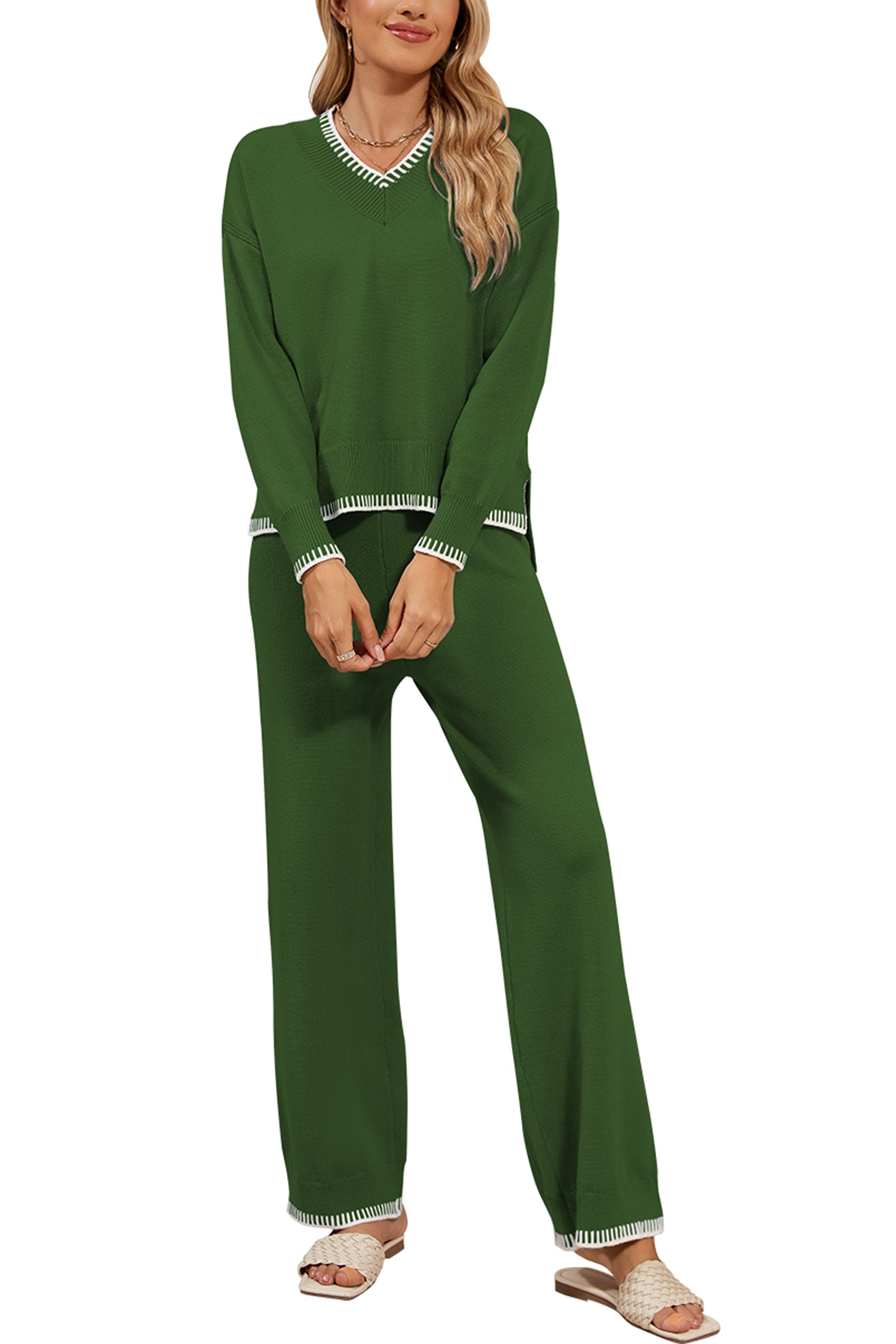 Cakulo Women's 2-Piece Set Fall Sweatsuit Loungewear 2024