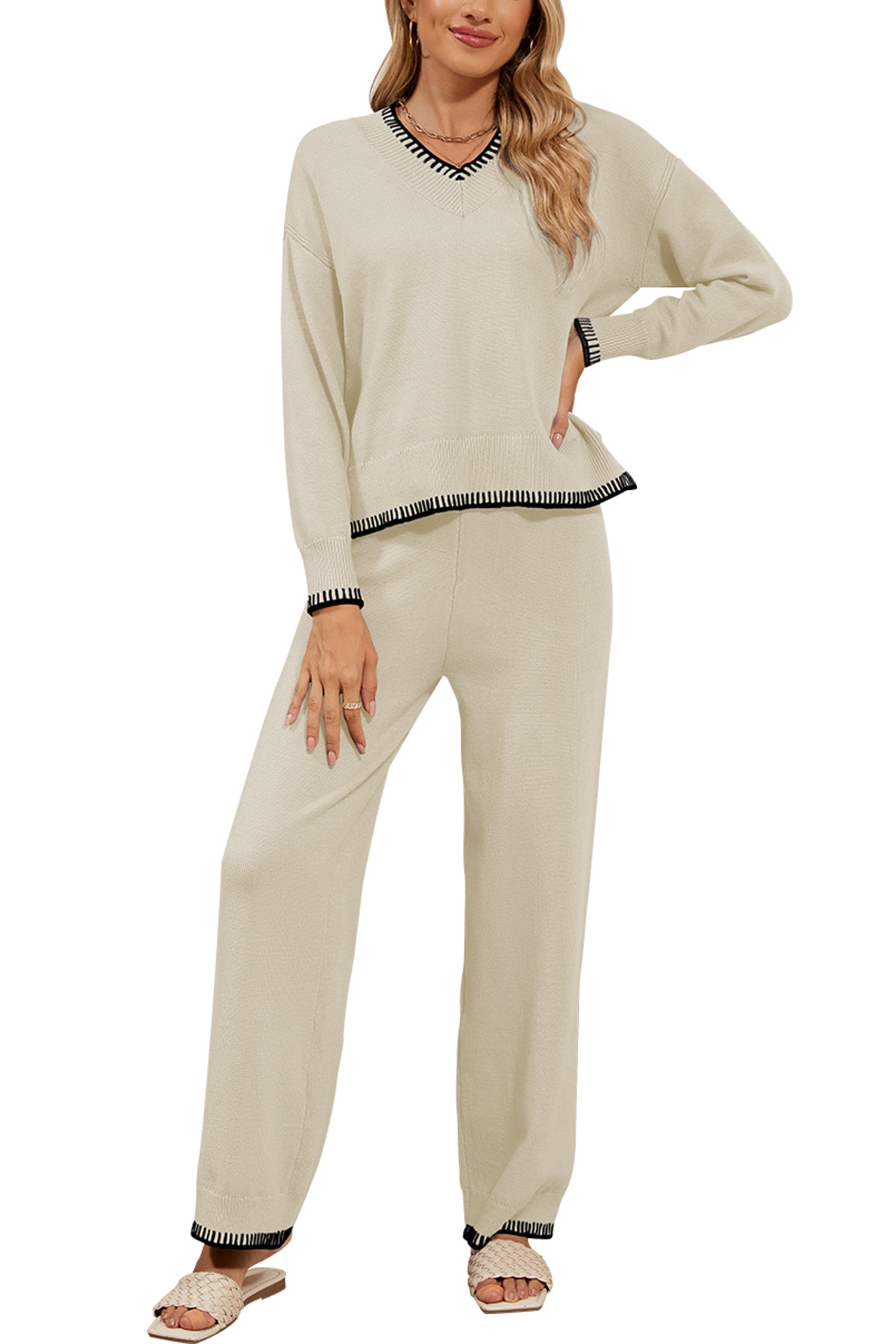 Cakulo Women's 2-Piece Set Fall Sweatsuit Loungewear 2024