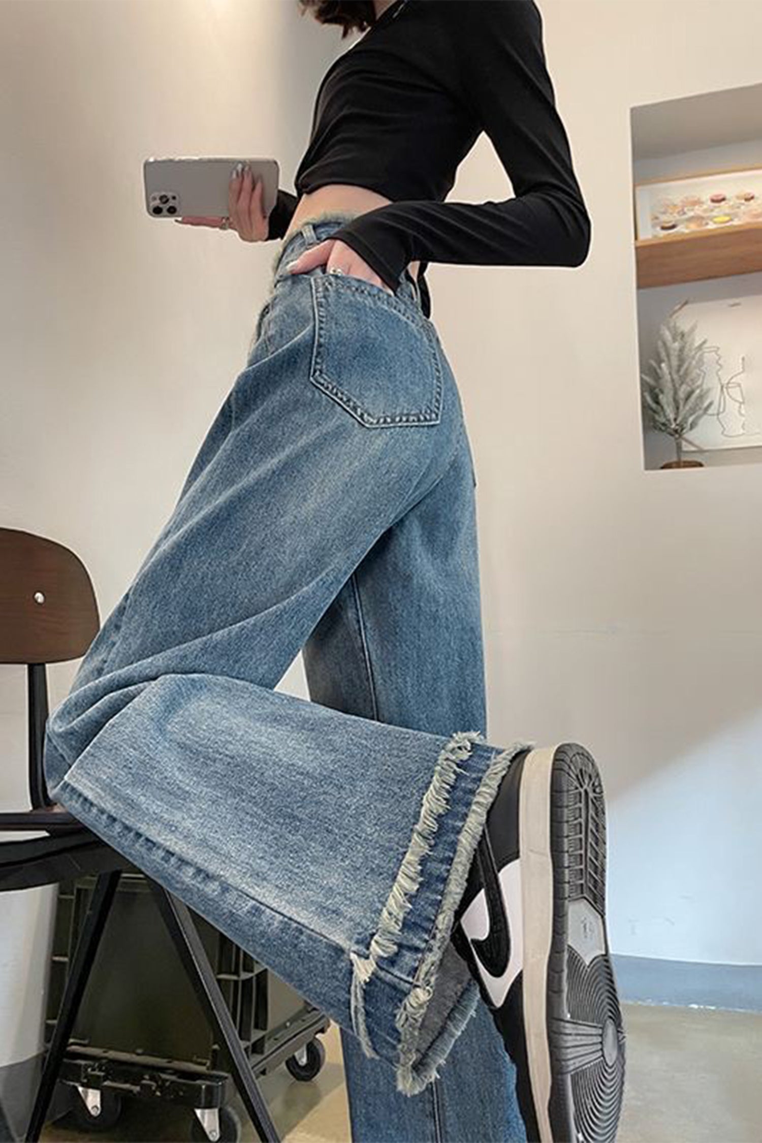 Cakulo High Waisted Jeans for Women