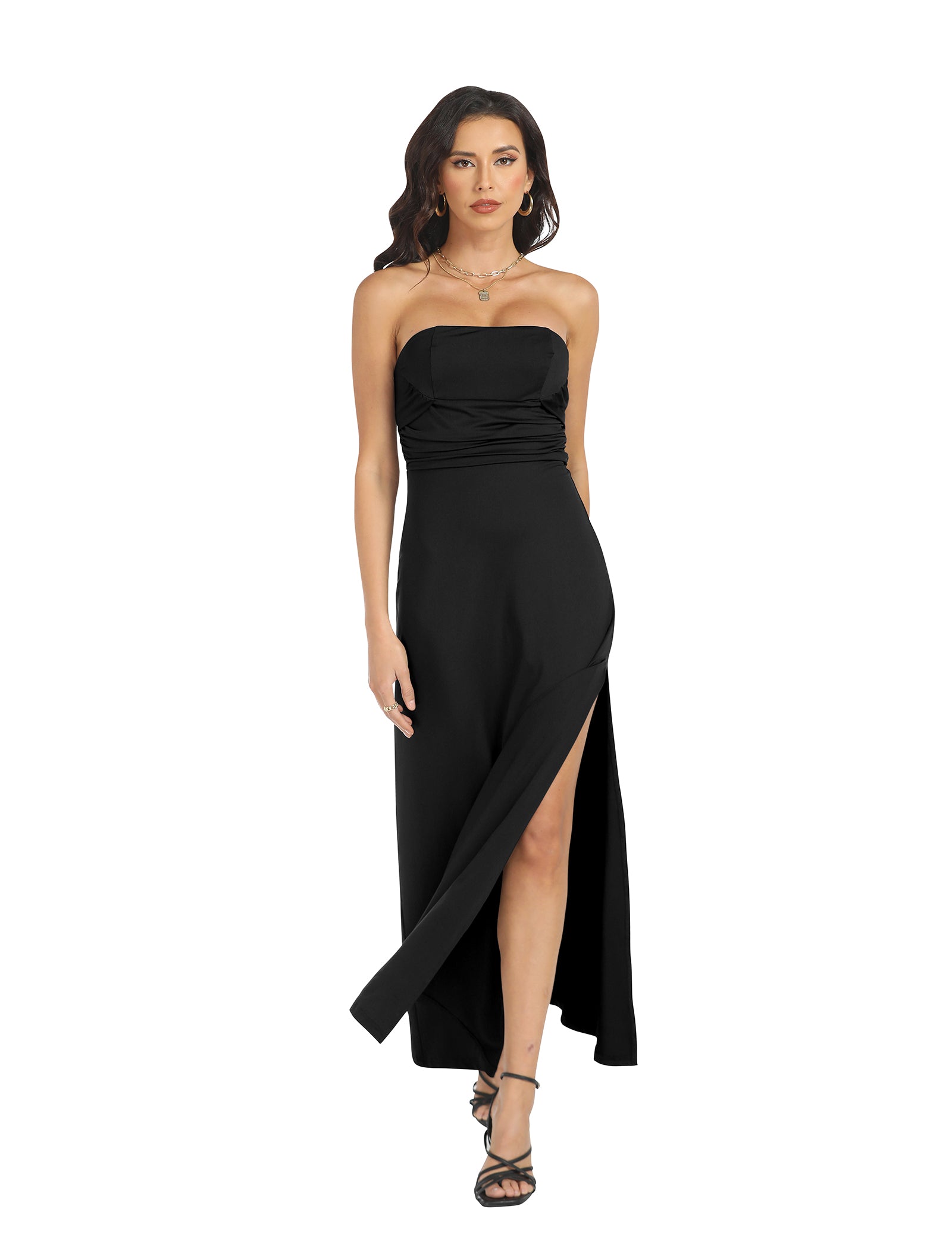 Cakulo Women's Tube Maxi Dress