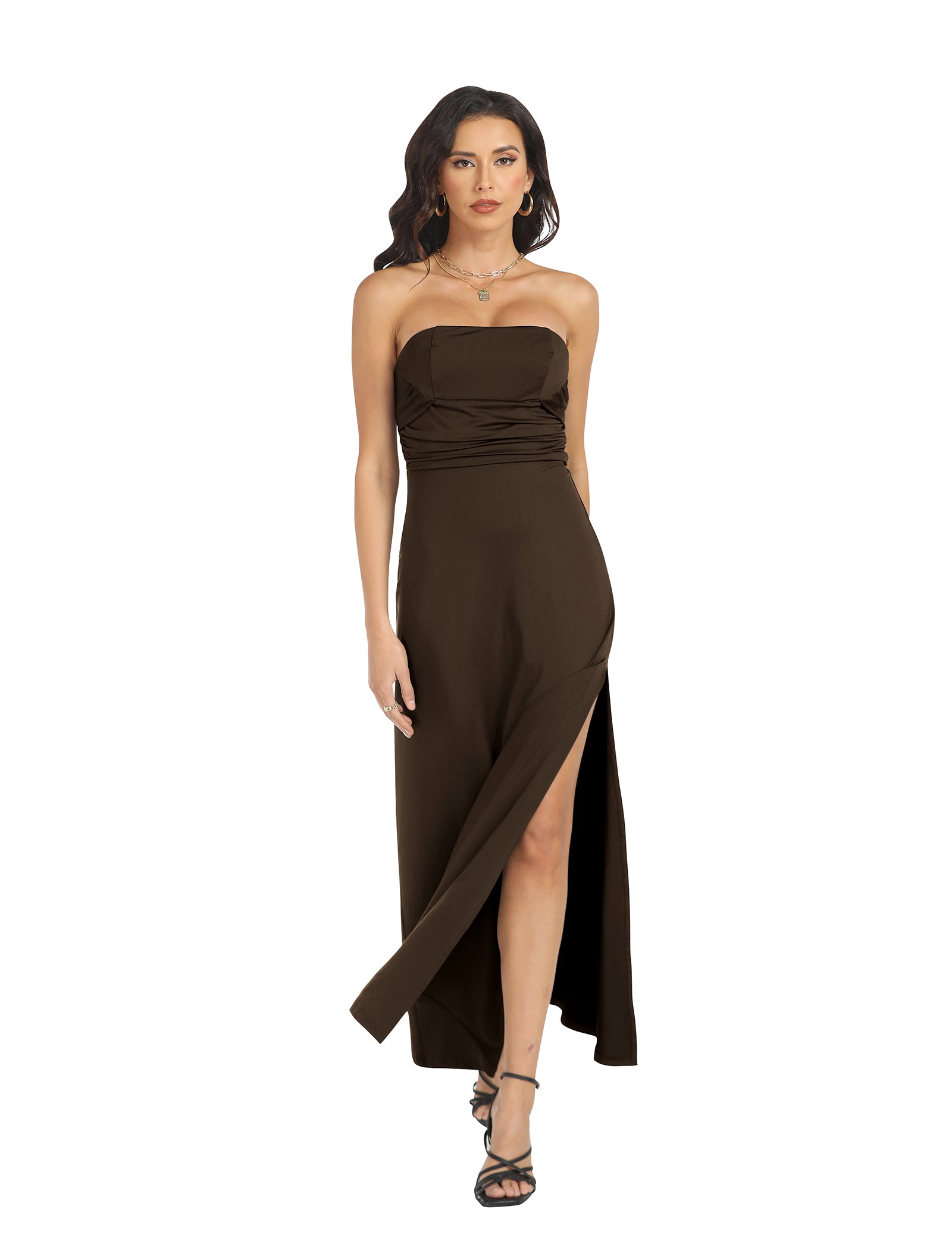 Cakulo Women's Tube Maxi Dress