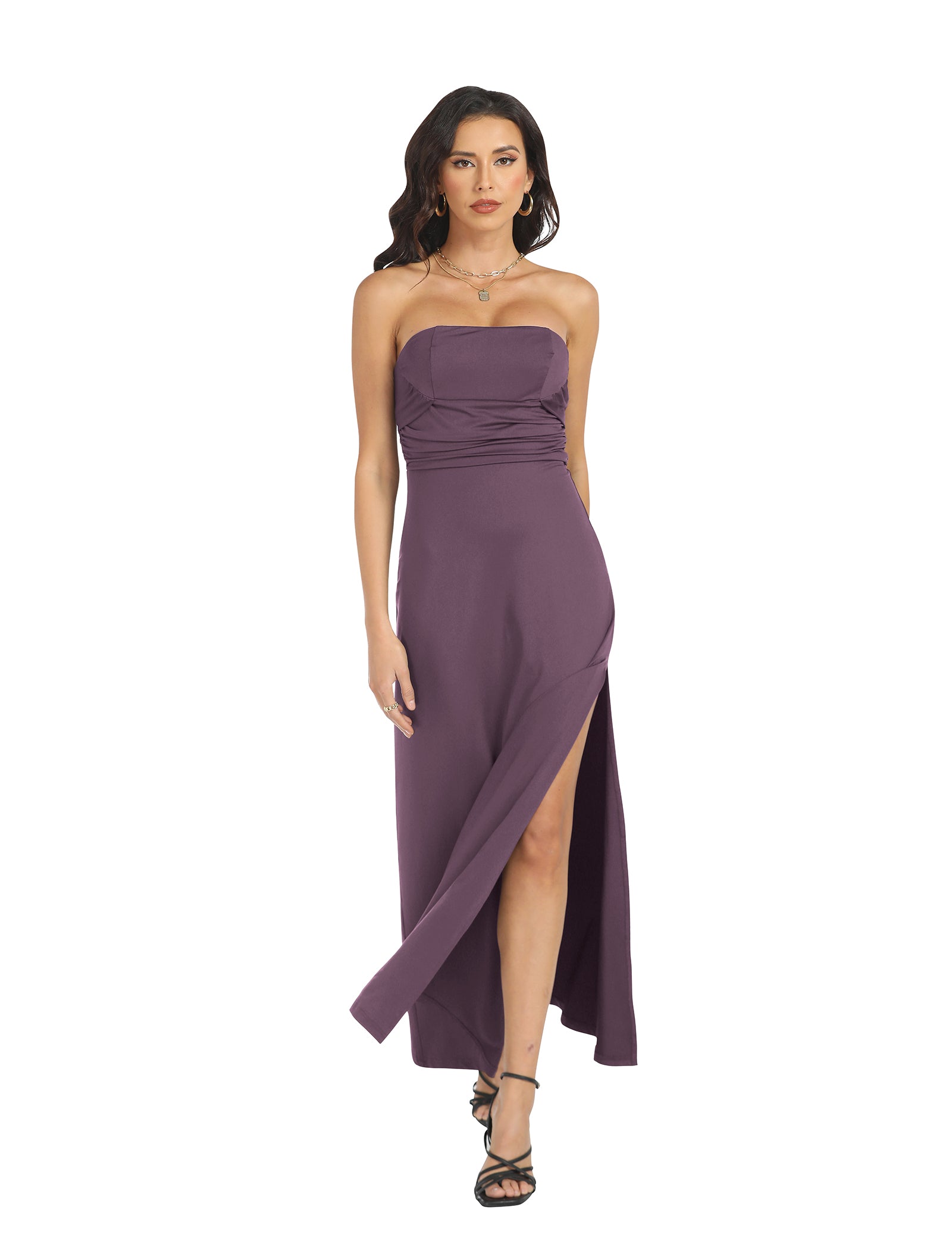 Cakulo Women's Tube Maxi Dress