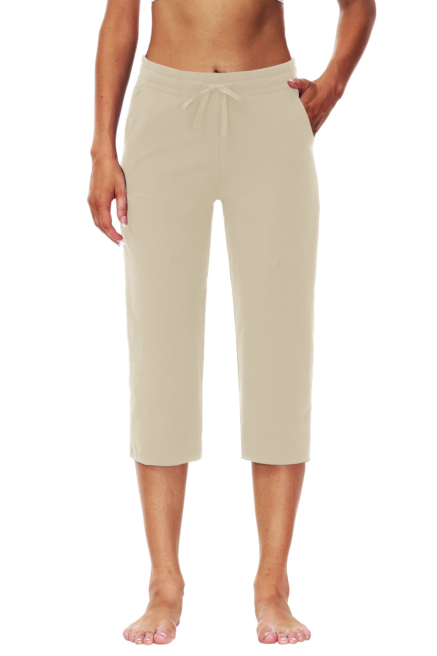 Cakulo Women's Cotton Capris