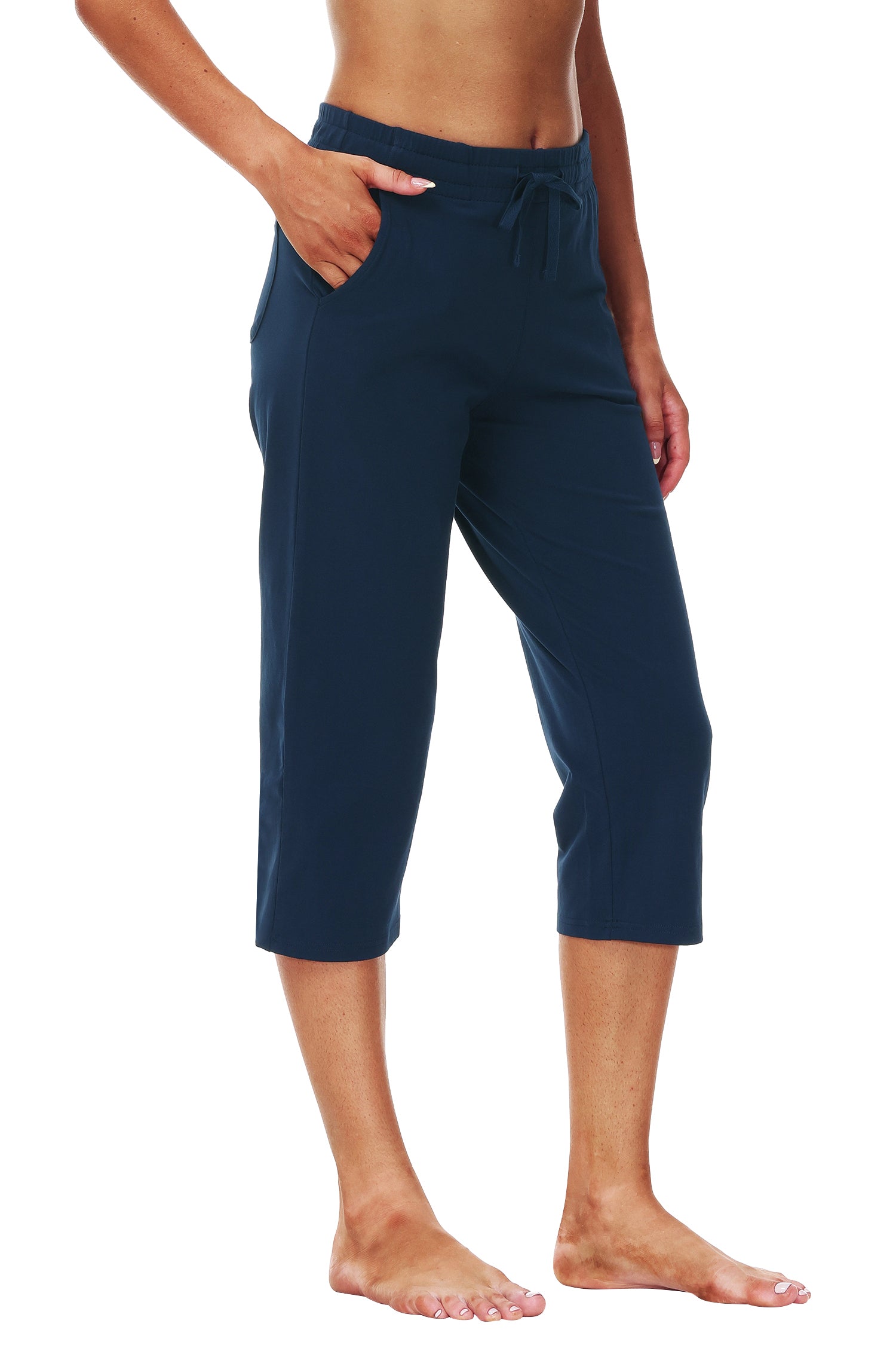 Cakulo Women's Cotton Capris