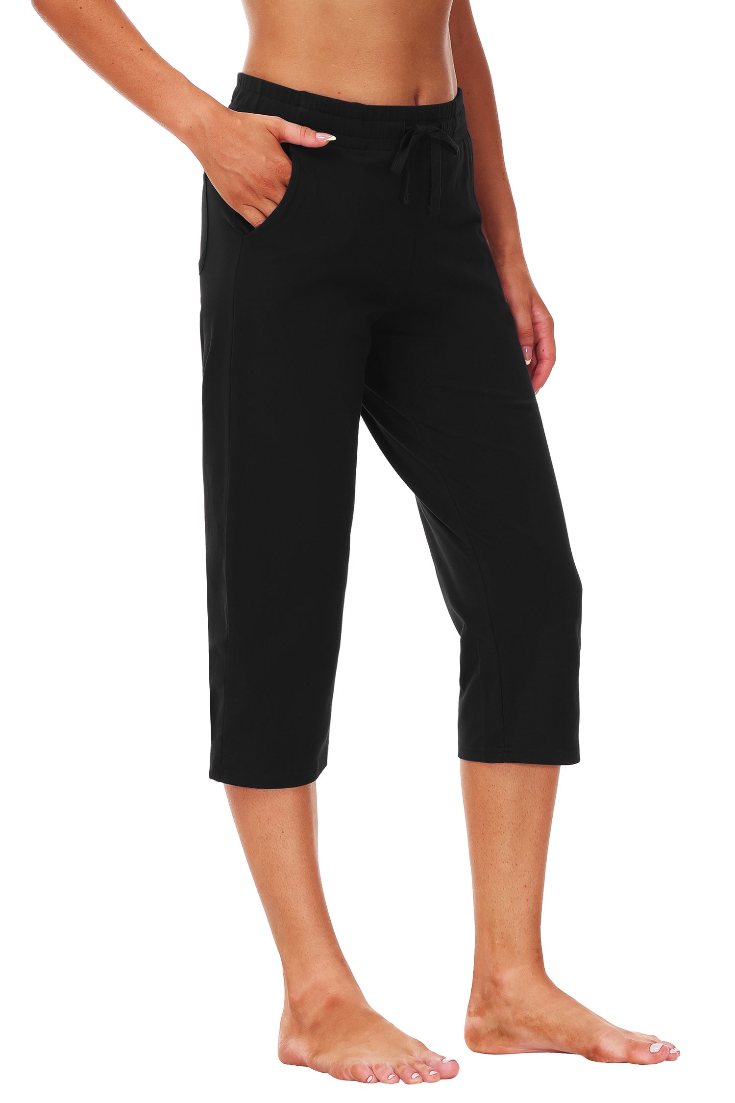 Cakulo Women's Cotton Capris