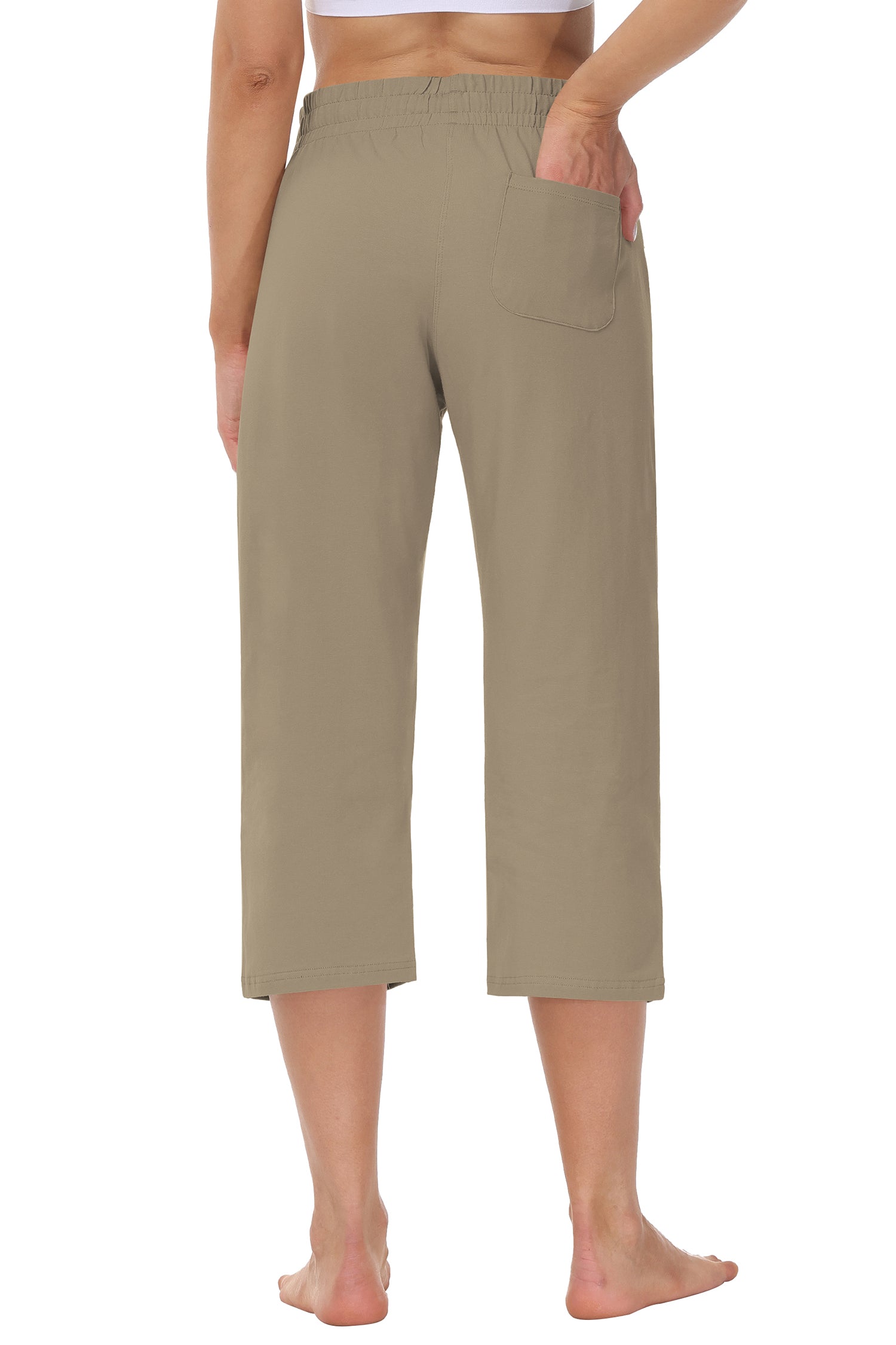 Cakulo Women's Cotton Capris