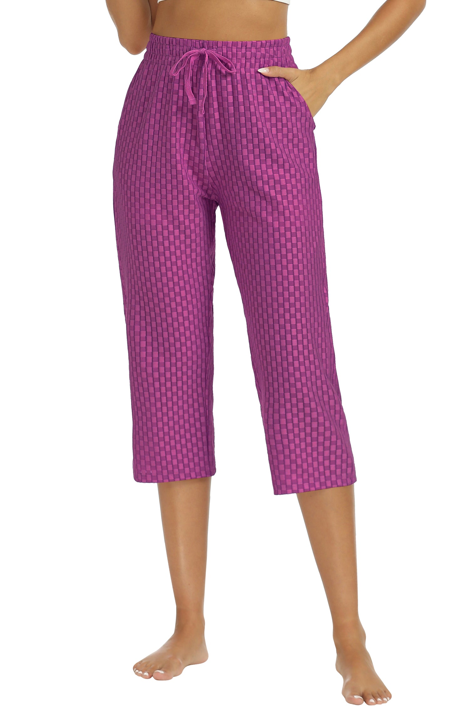 Cakulo Women's Cotton Capris