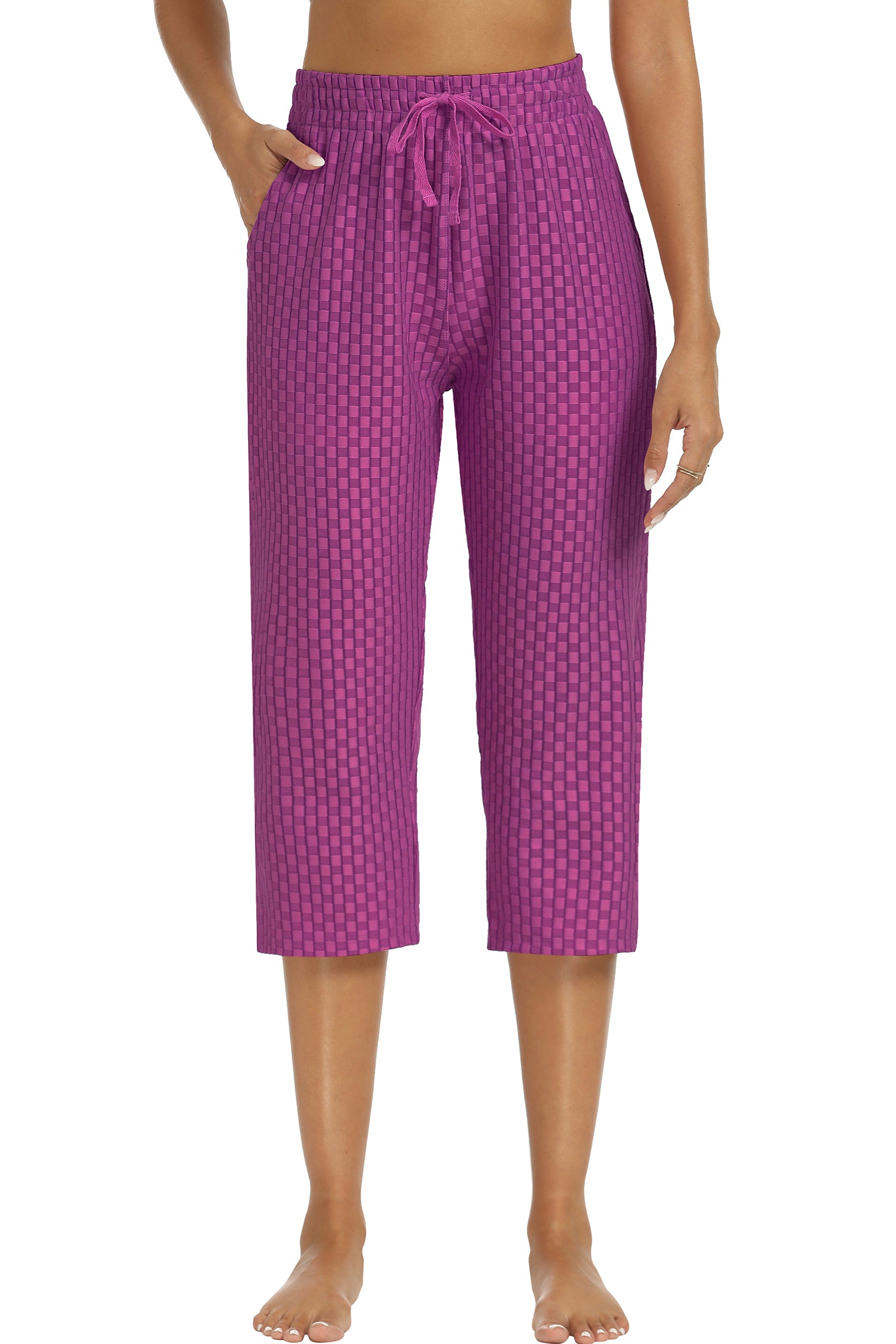 Cakulo Women's Cotton Capris