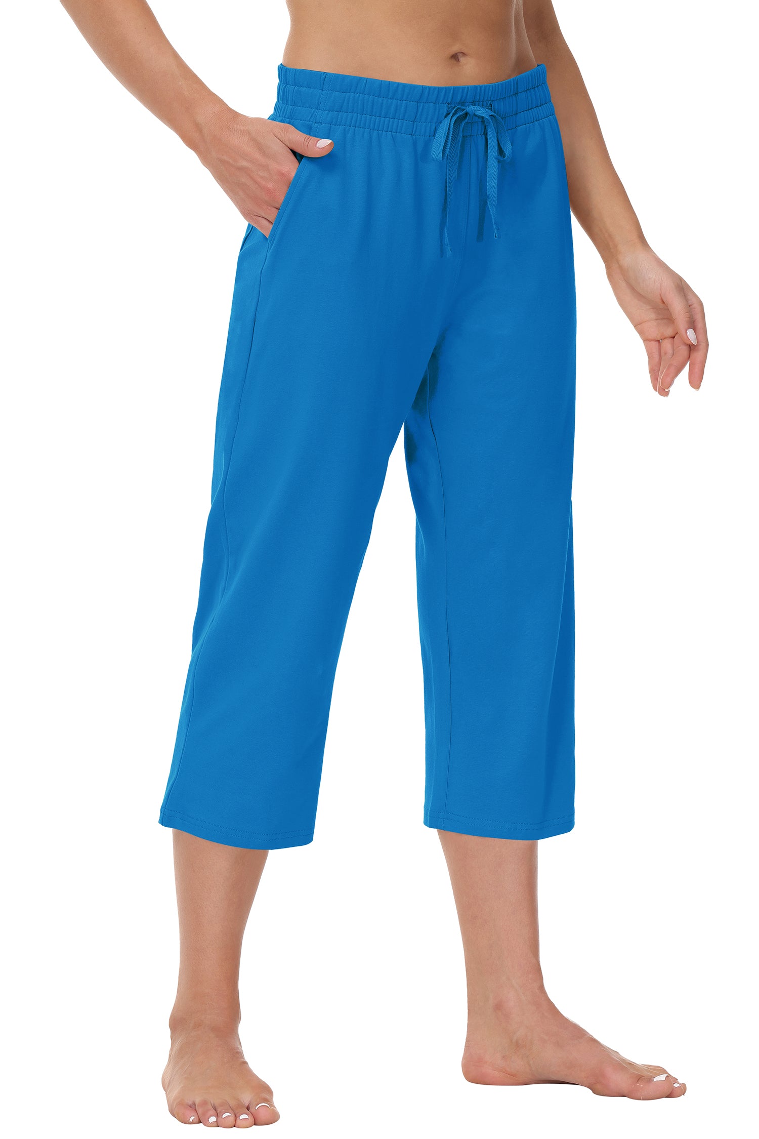 Cakulo Women's Cotton Capris