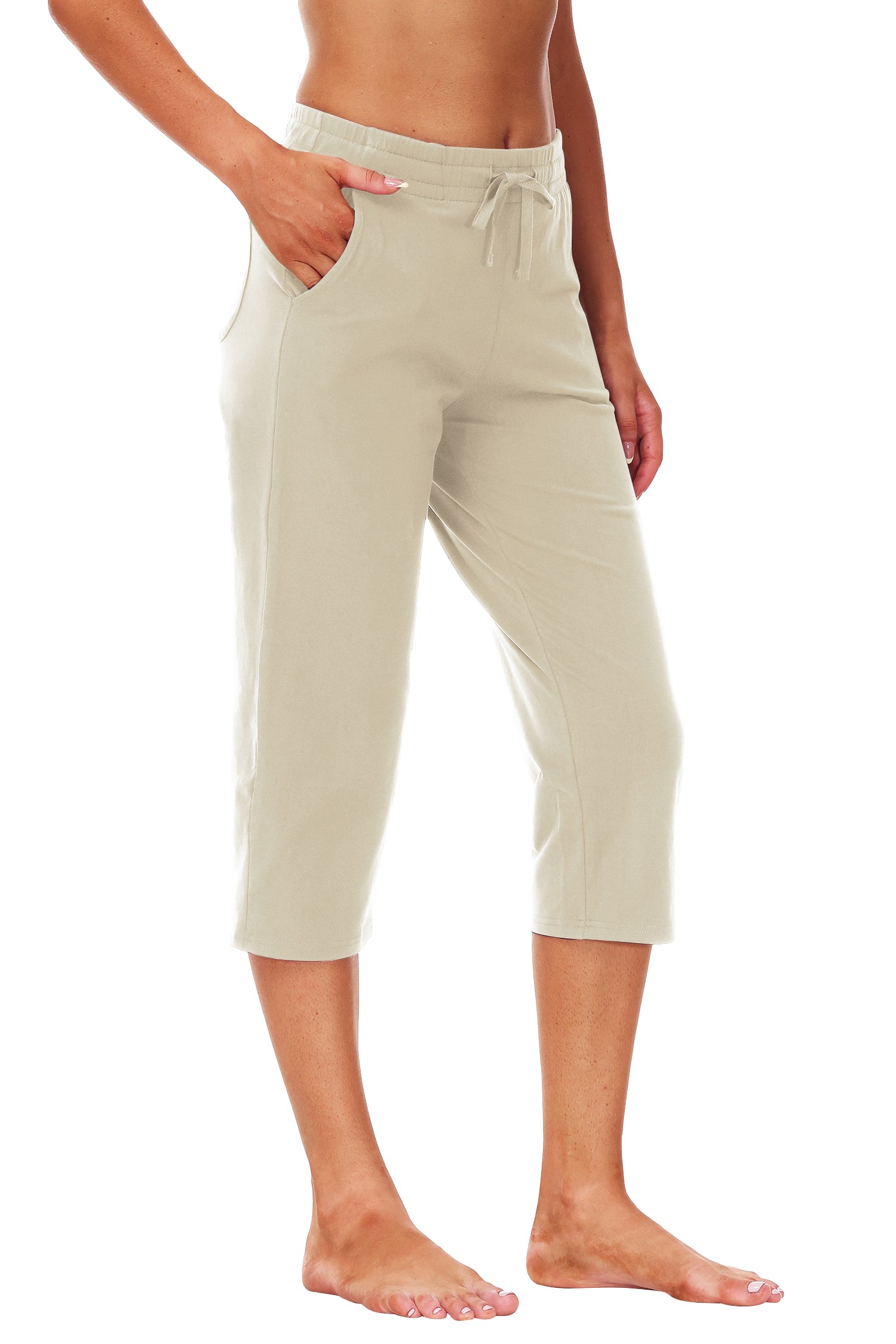 Cakulo Women's Cotton Capris