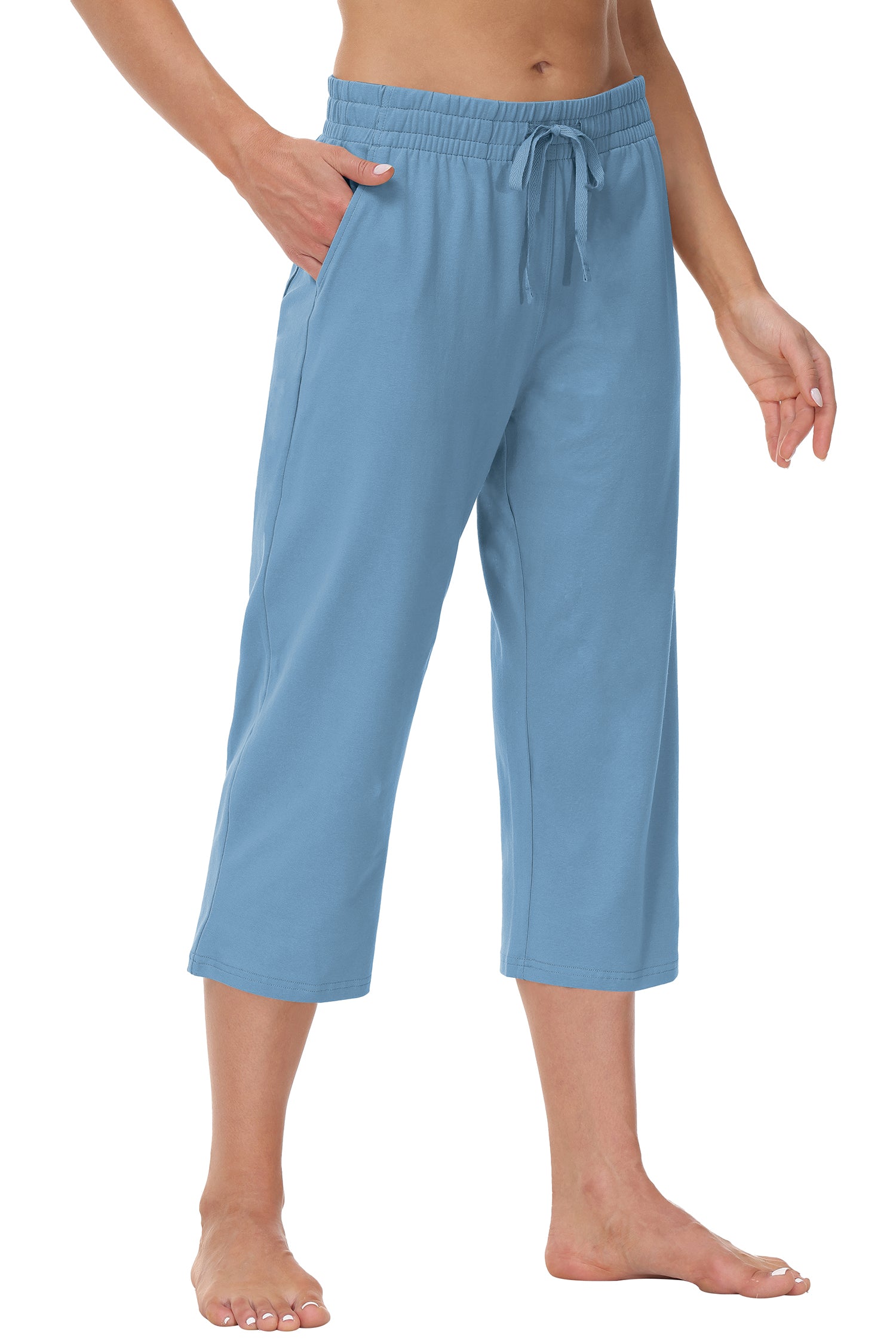 Cakulo Women's Cotton Capris