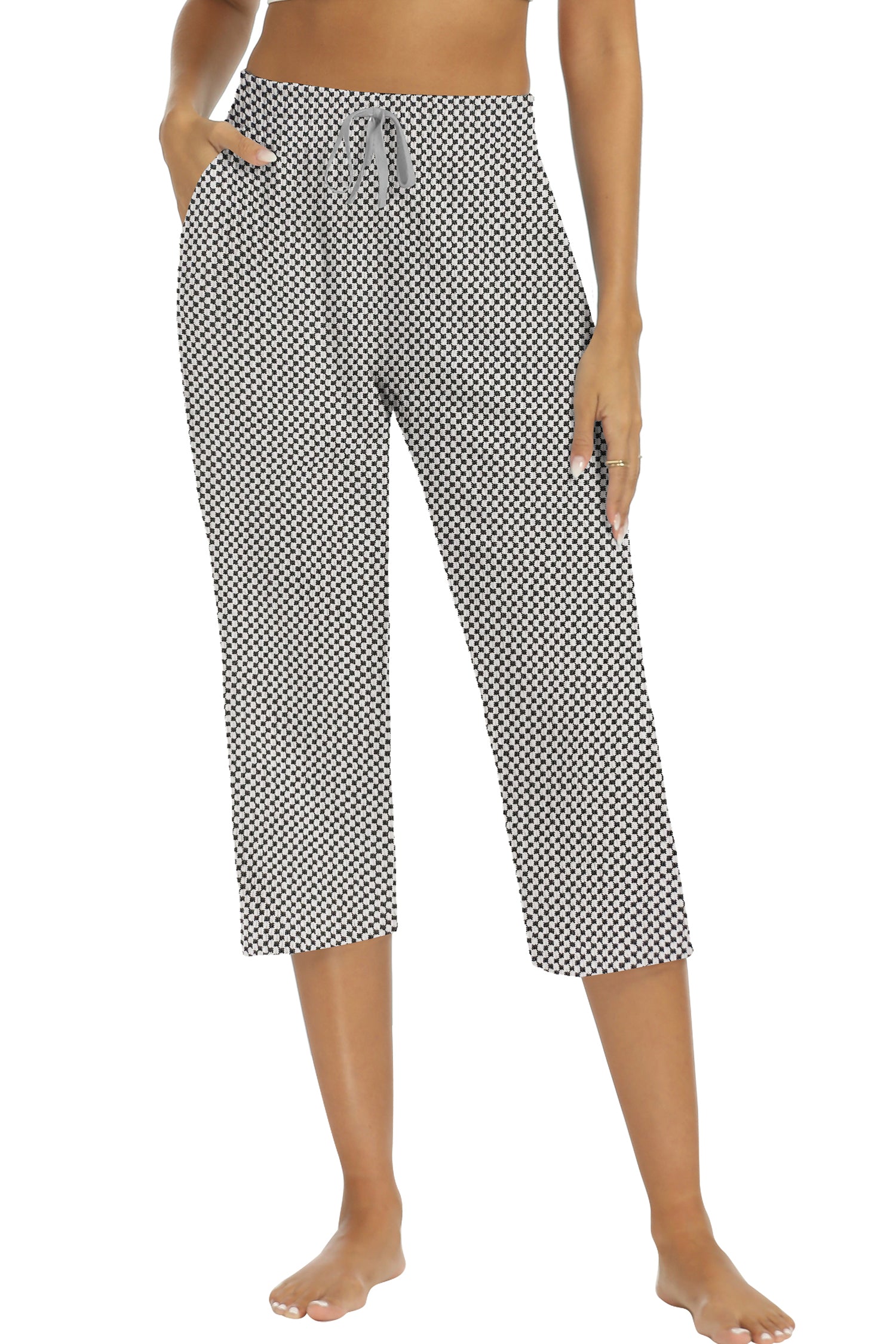 Cakulo Women's Cotton Capris