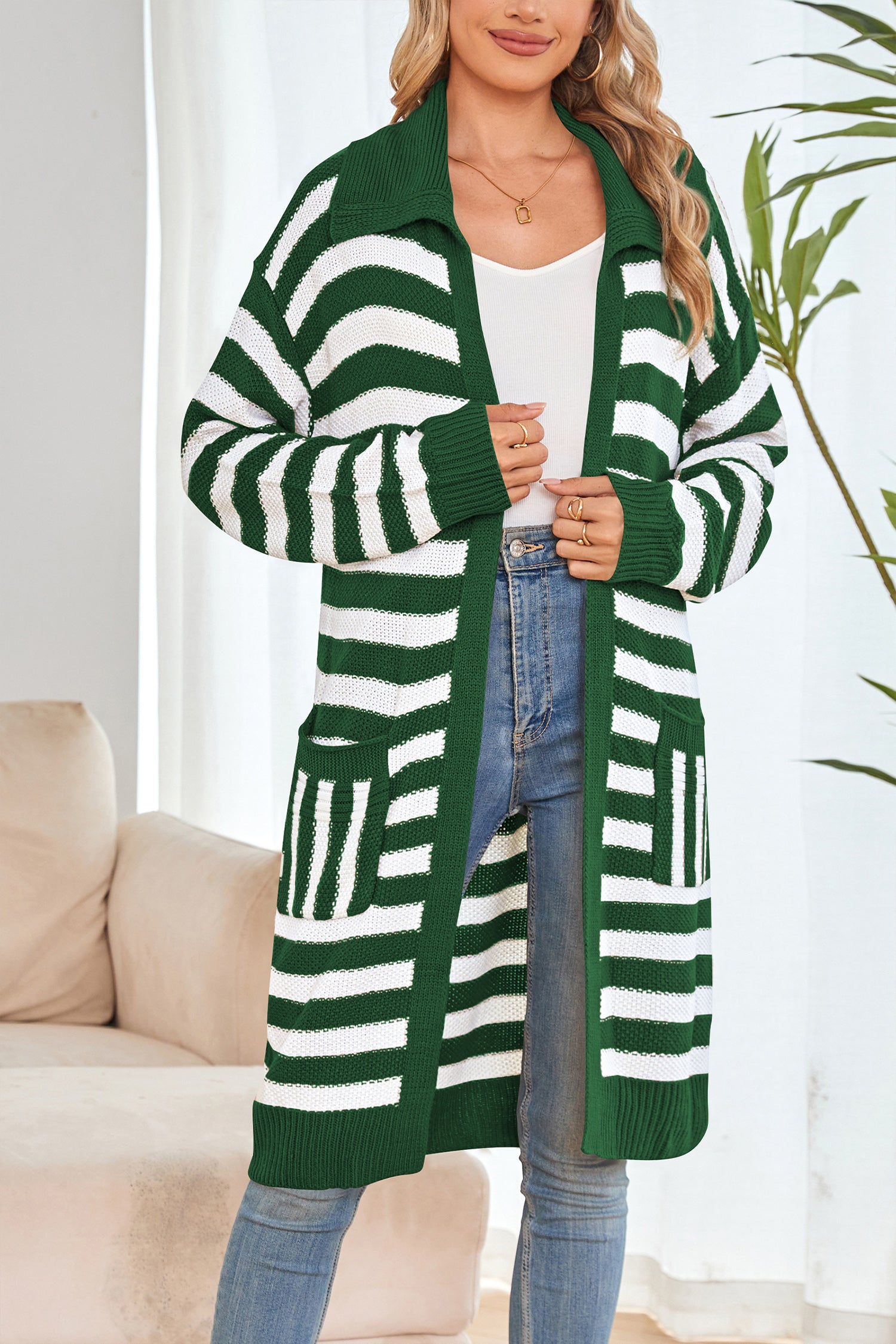 Cakulo Women's Oversized Knit Cardigan 2024