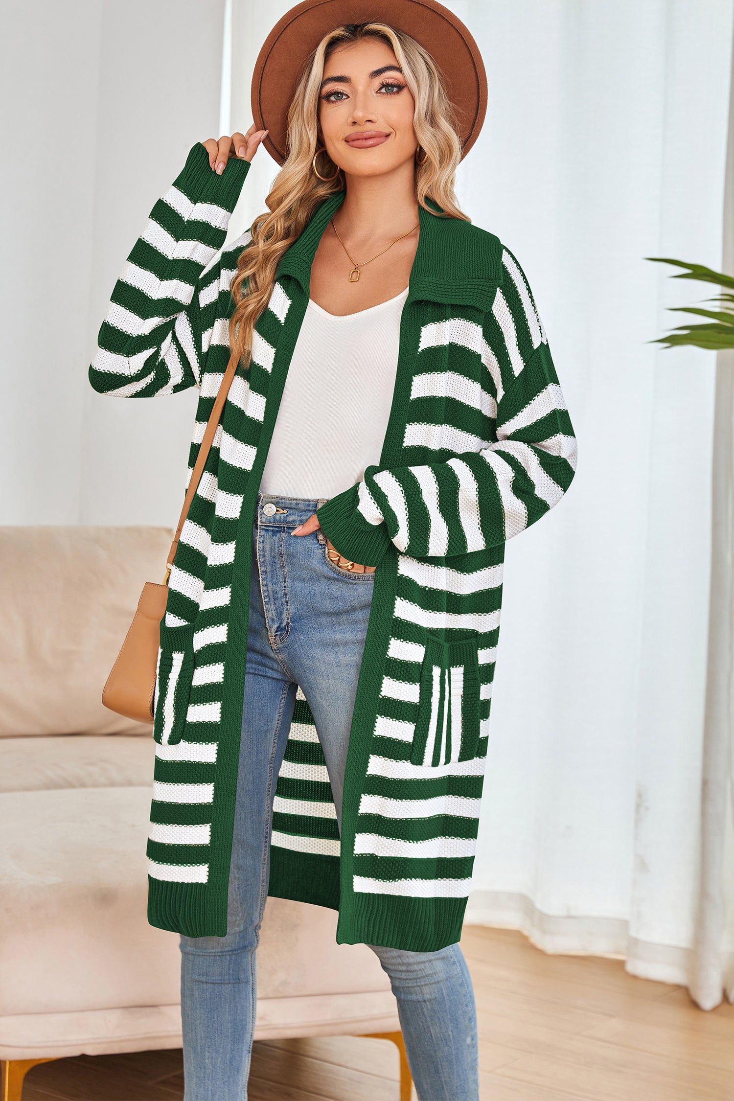 Cakulo Women's Oversized Knit Cardigan 2024