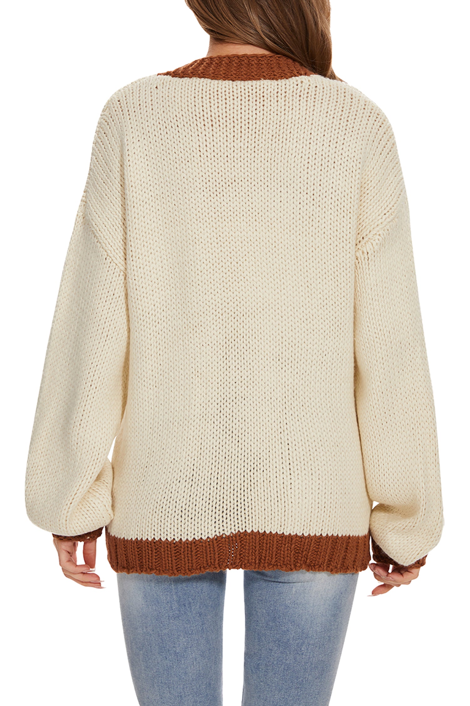 Cakulo Women's Oversized Chunky Knit Cardigan 2024