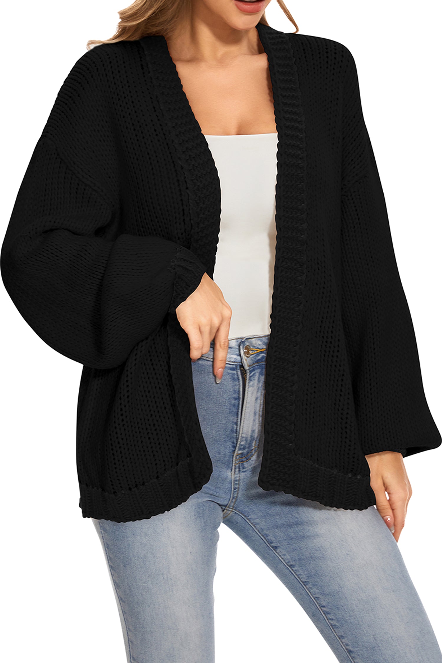 Cakulo Women's Oversized Chunky Knit Cardigan 2024