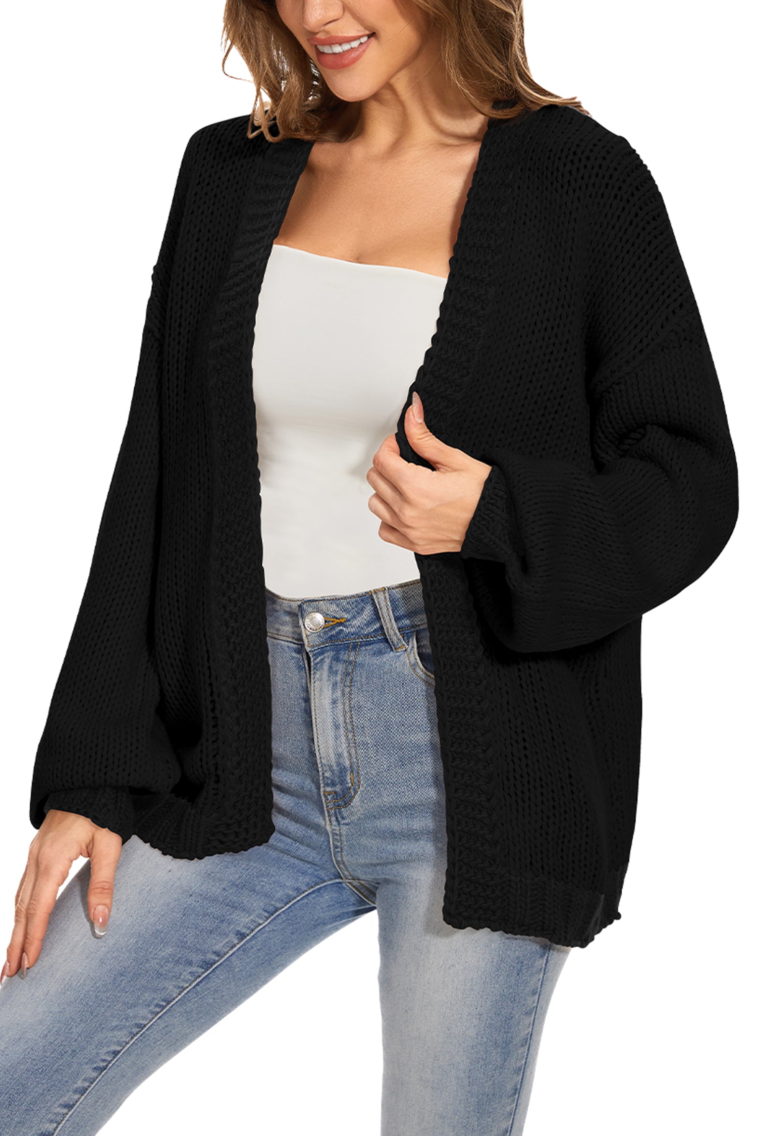 Cakulo Women's Oversized Chunky Knit Cardigan 2024