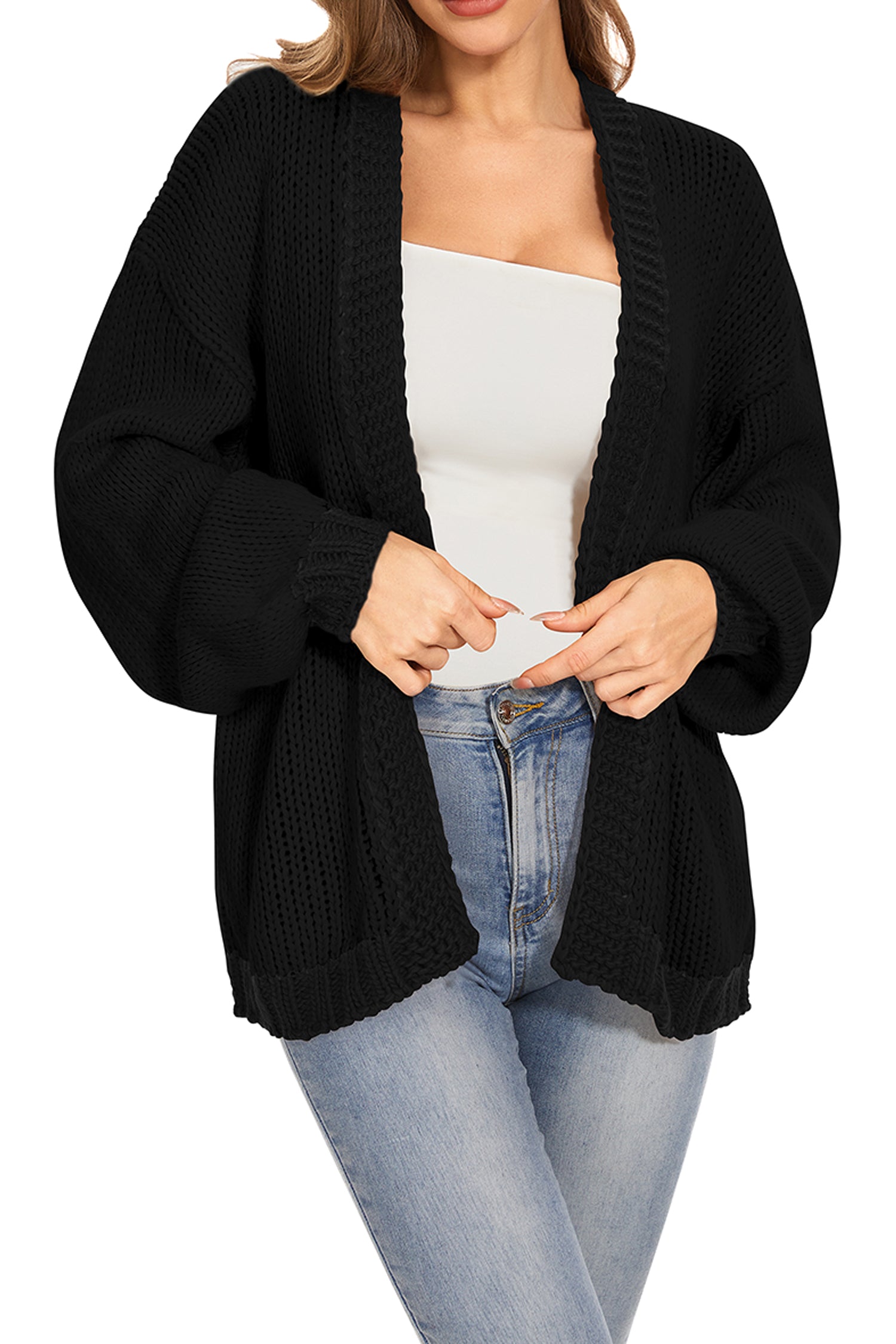 Cakulo Women's Oversized Chunky Knit Cardigan 2024