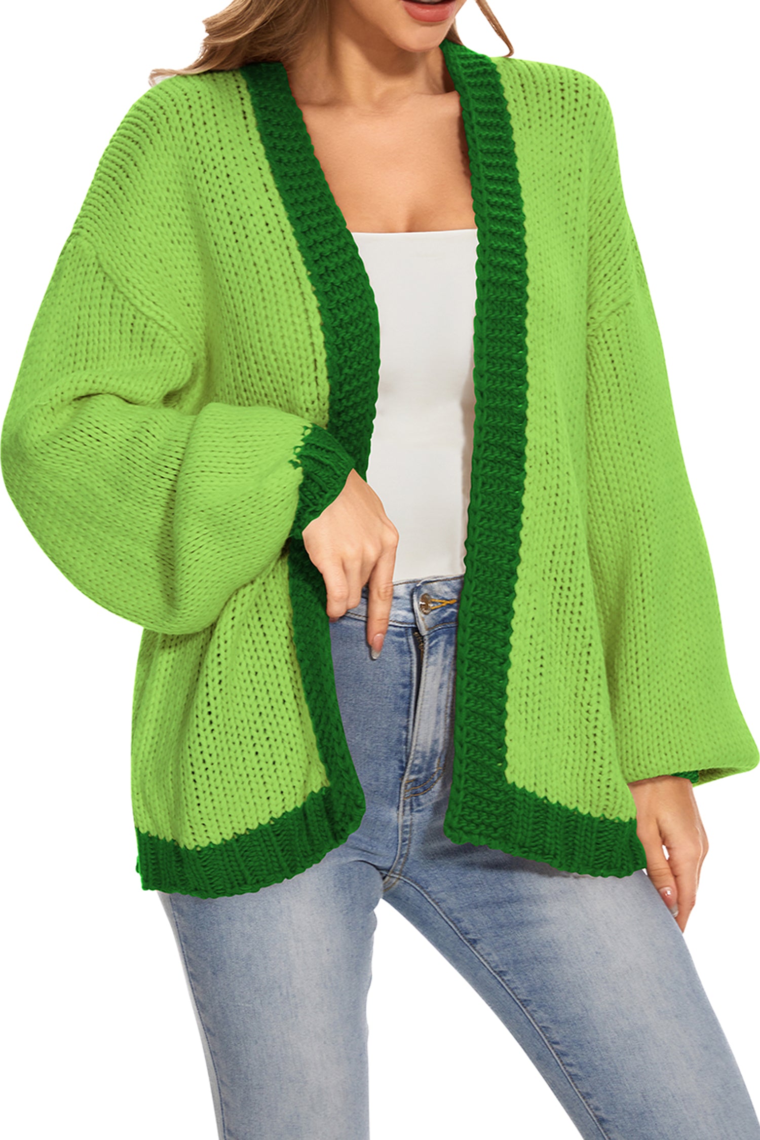 Cakulo Women's Oversized Chunky Knit Cardigan 2024