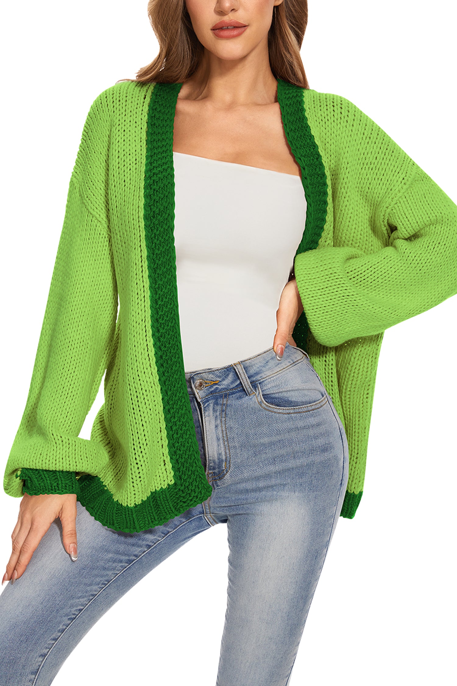 Cakulo Women's Oversized Chunky Knit Cardigan 2024