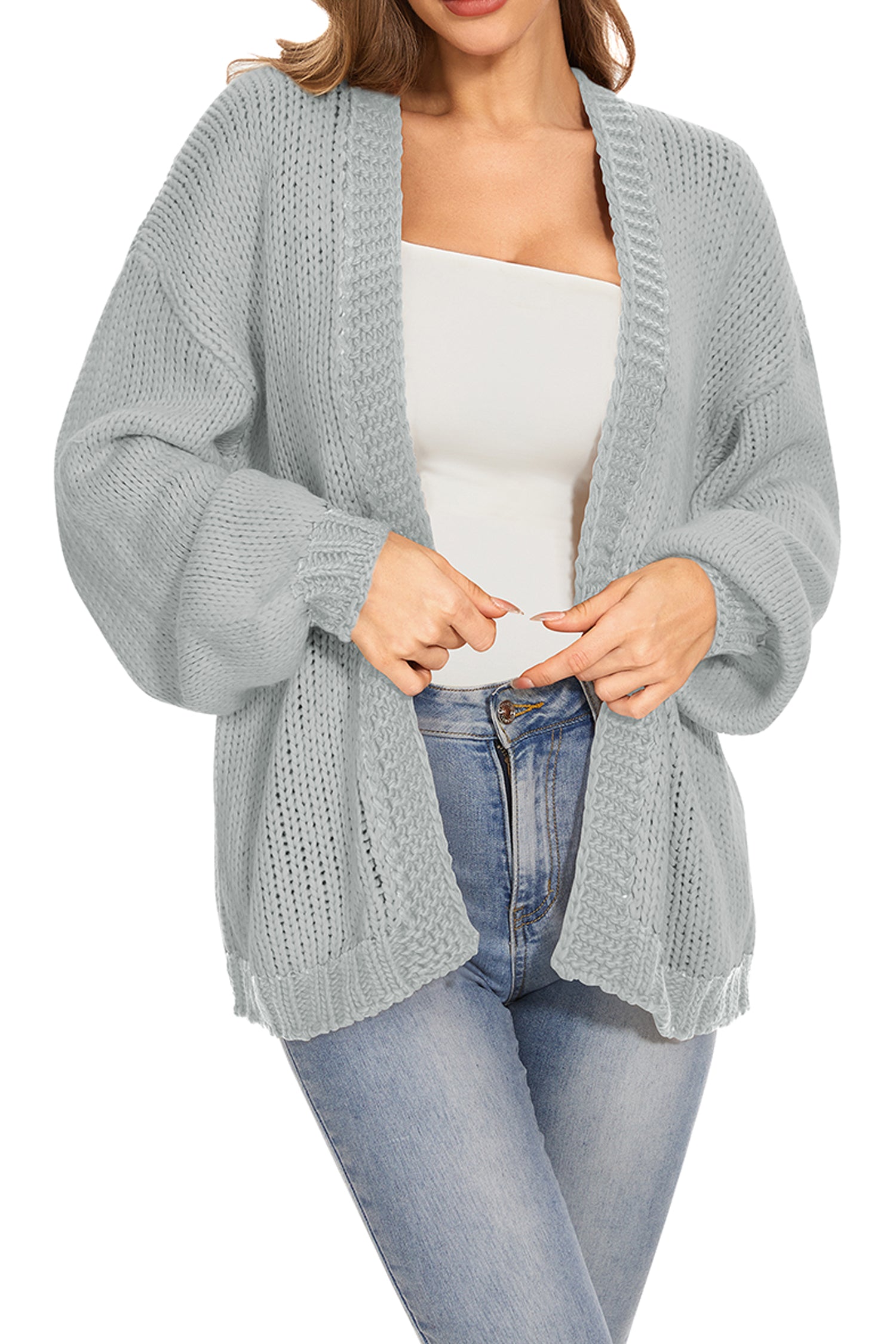 Cakulo Women's Oversized Chunky Knit Cardigan 2024