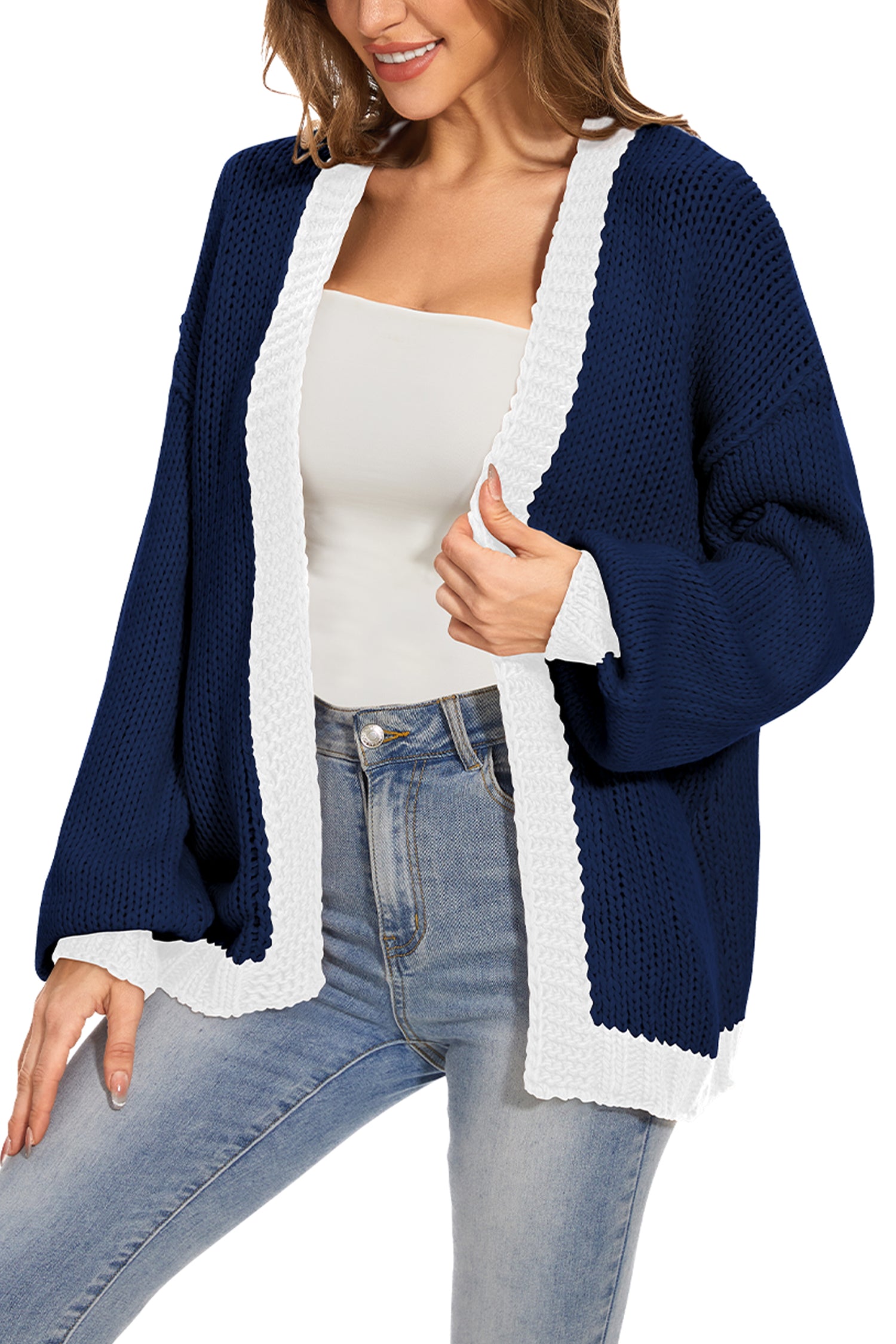 Cakulo Women's Oversized Chunky Knit Cardigan 2024