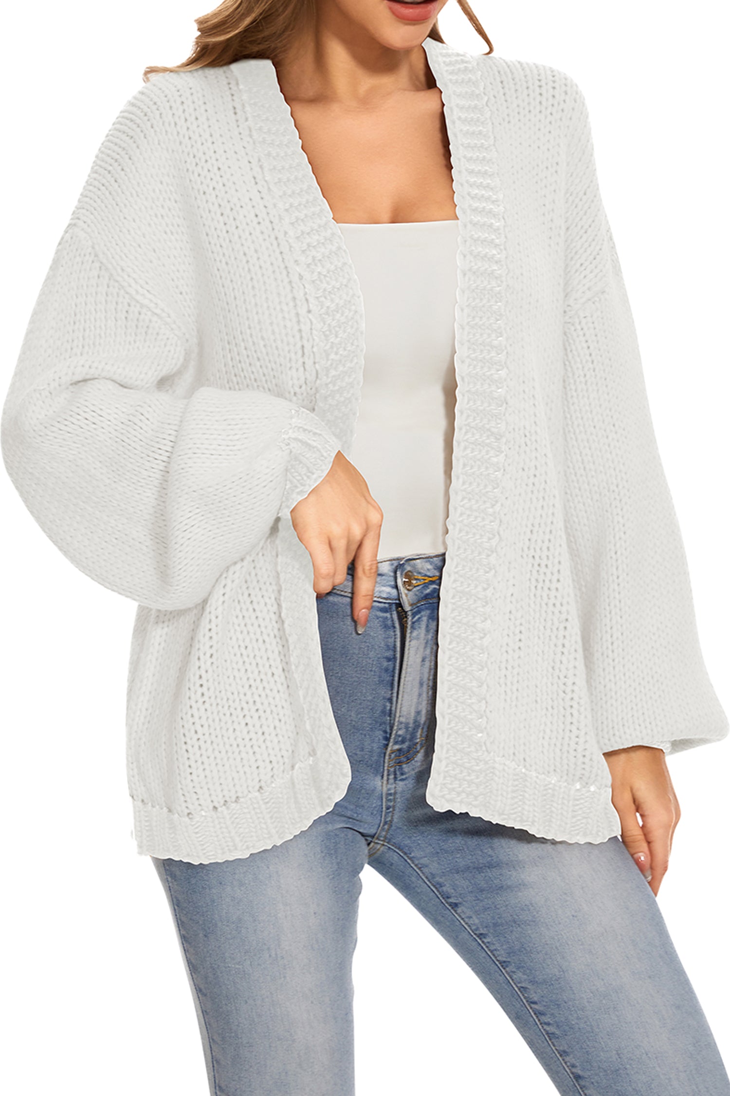 Cakulo Women's Oversized Chunky Knit Cardigan 2024