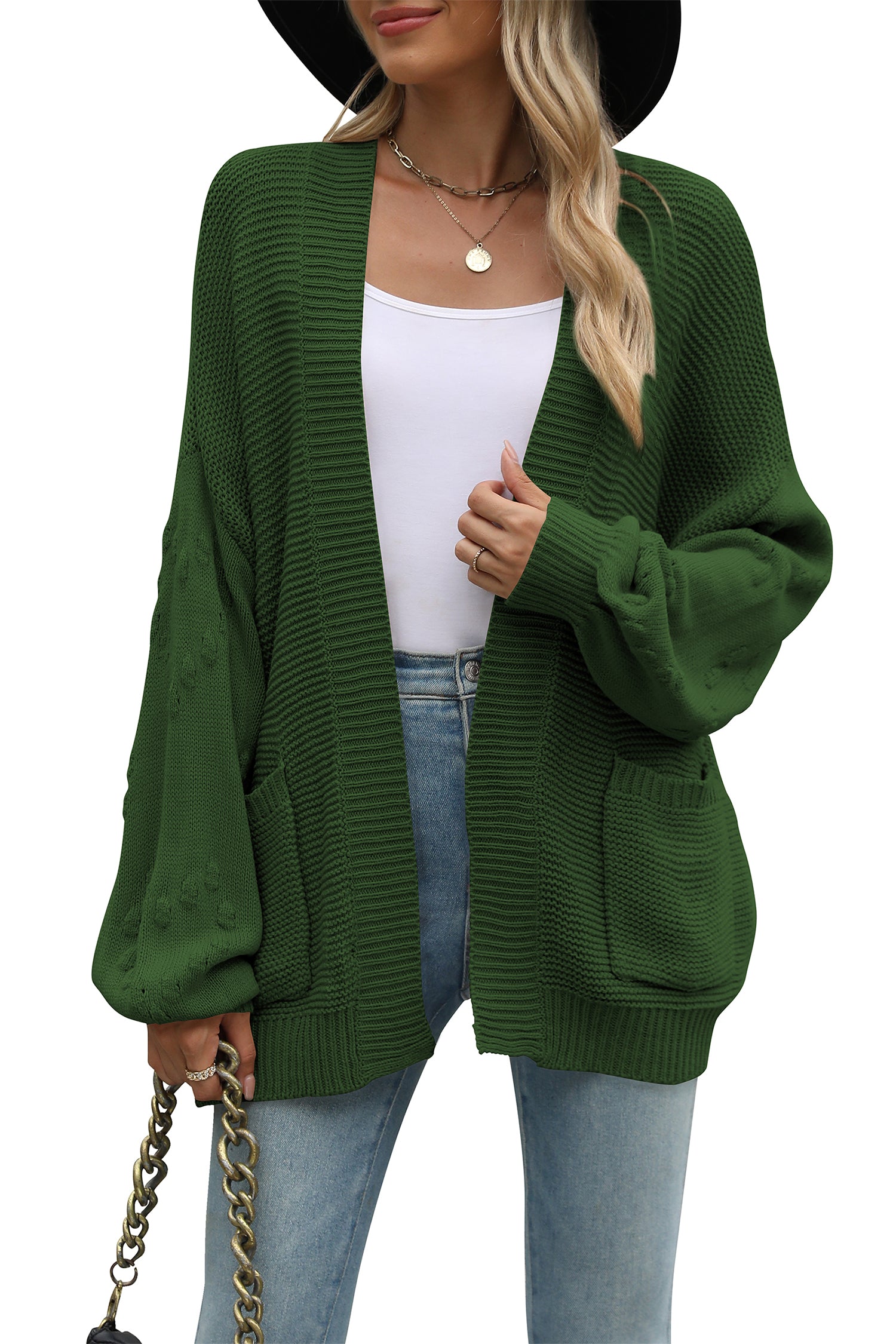 Cakulo Womens 2024 Oversized Chunky Cardigan Sweaters