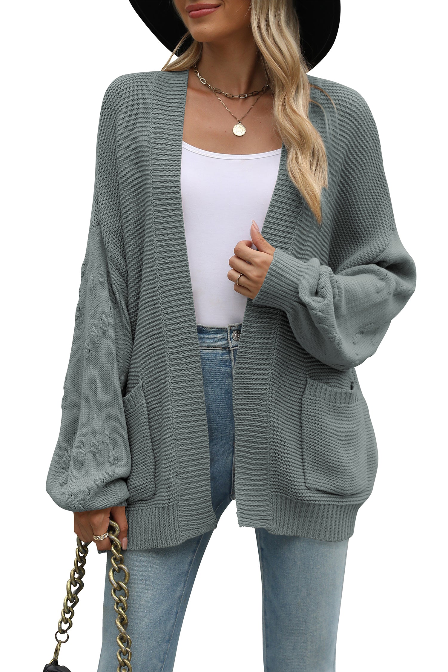 Cakulo Womens 2024 Oversized Chunky Cardigan Sweaters