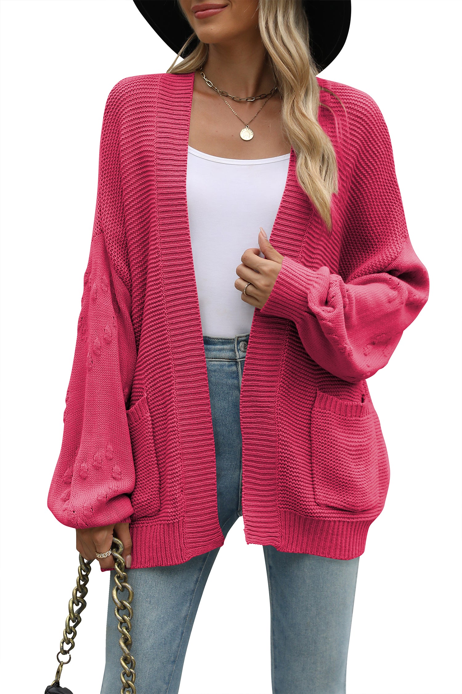 Cakulo Womens 2024 Oversized Chunky Cardigan Sweaters