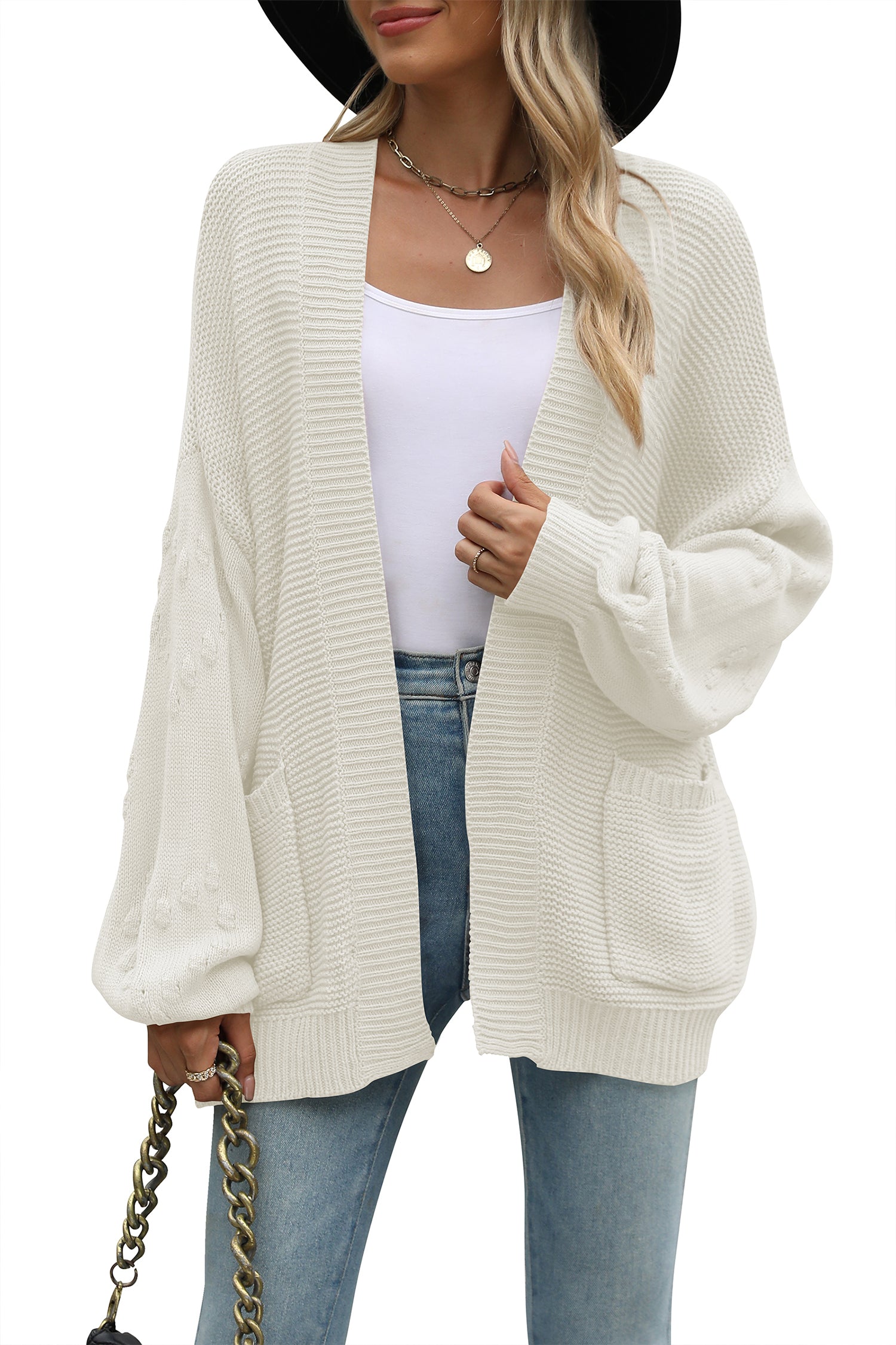 Cakulo Womens 2024 Oversized Chunky Cardigan Sweaters