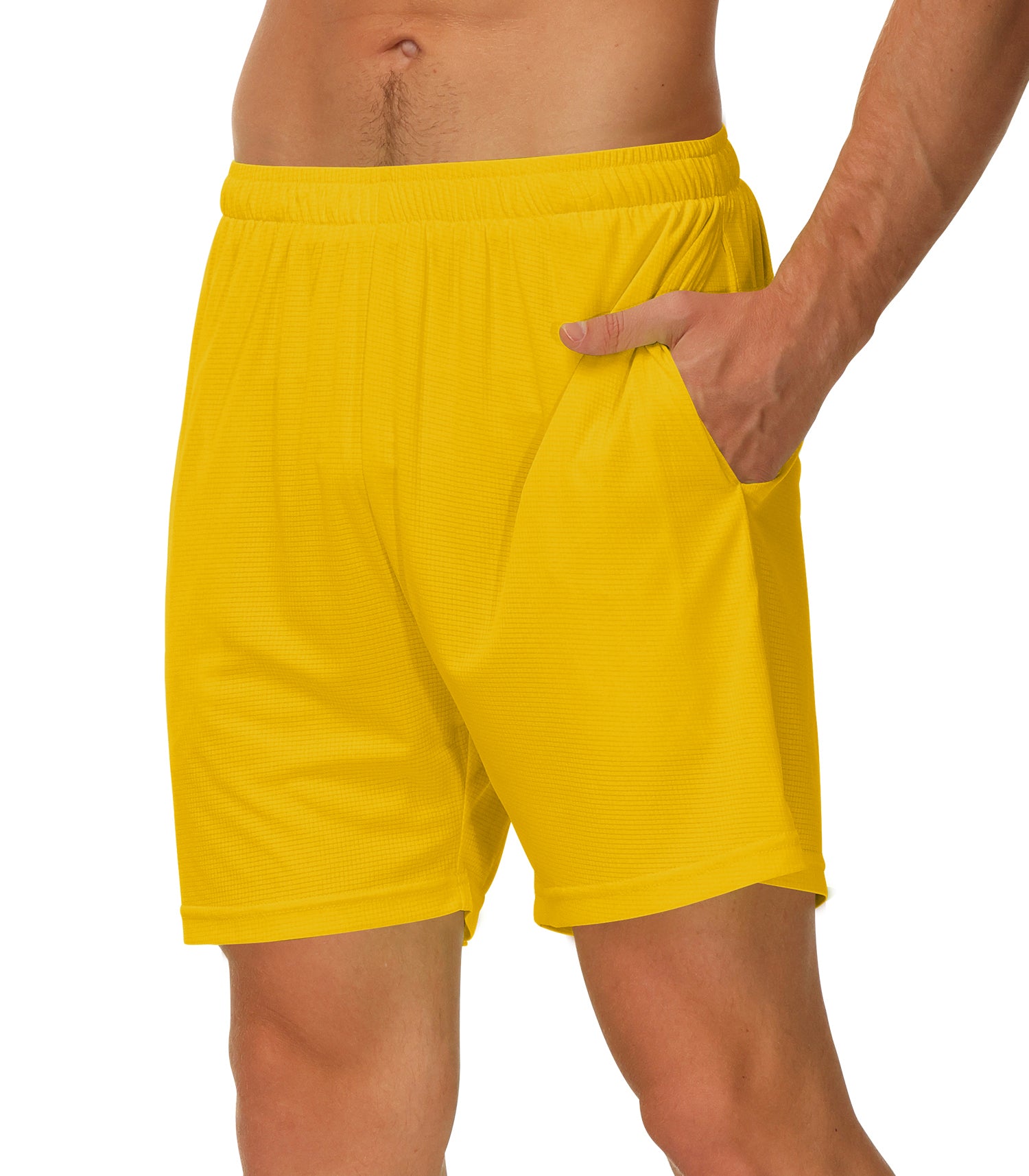 Cakulo Men's 5'' Workout Shorts with Pockets