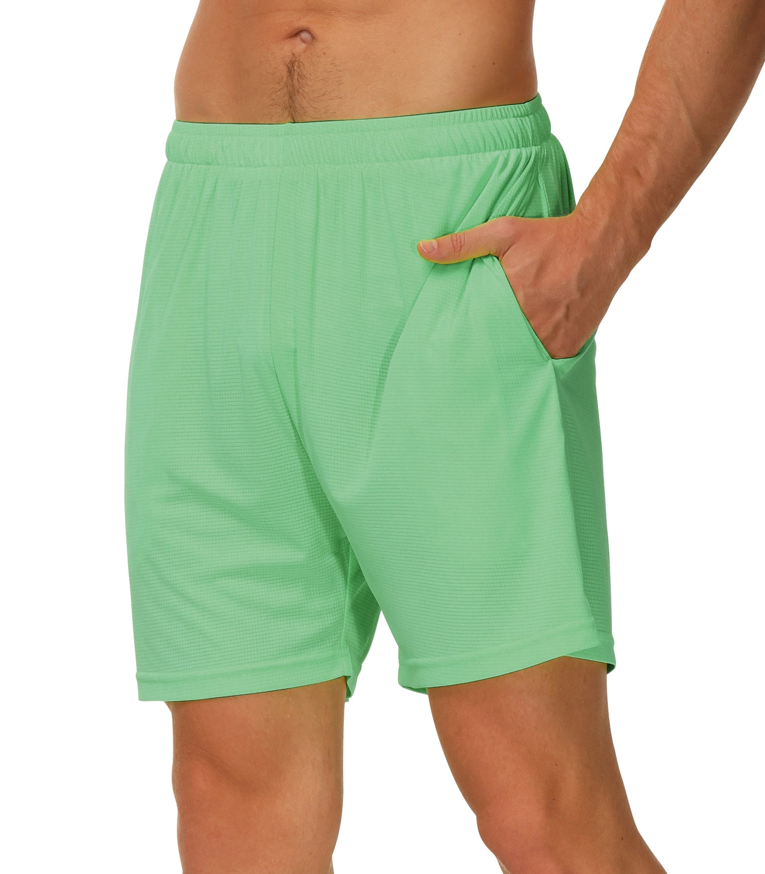 Cakulo Men's 5'' Workout Shorts with Pockets