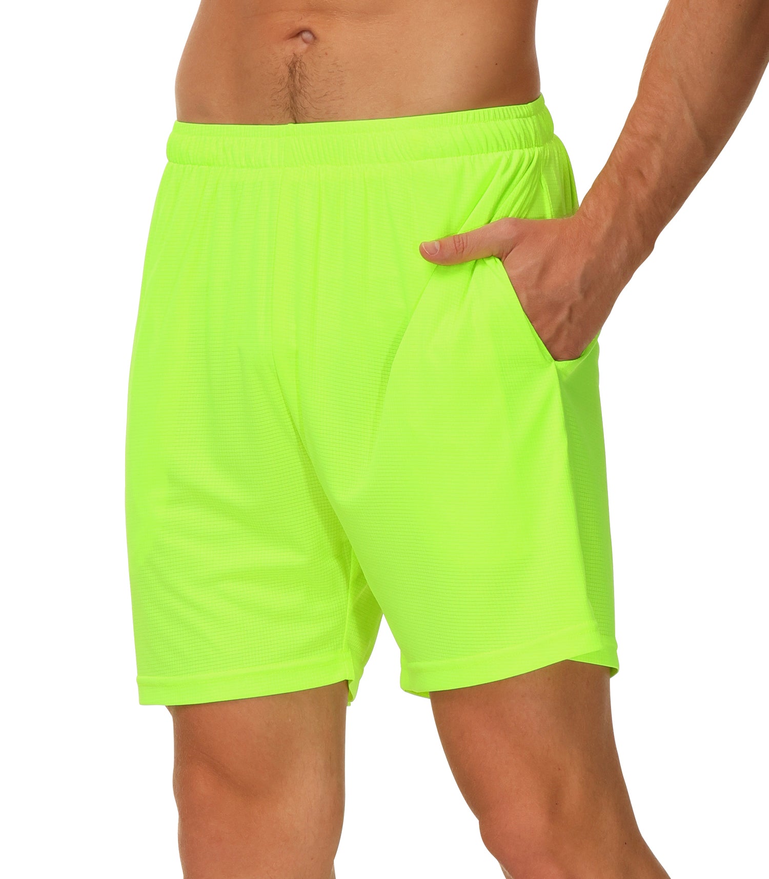 Cakulo Men's 5'' Workout Shorts with Pockets