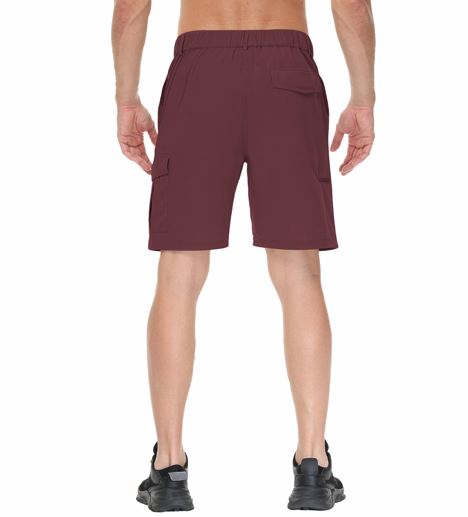 Cakulo Men's Water Resistant Hiking Cargo Casual Shorts