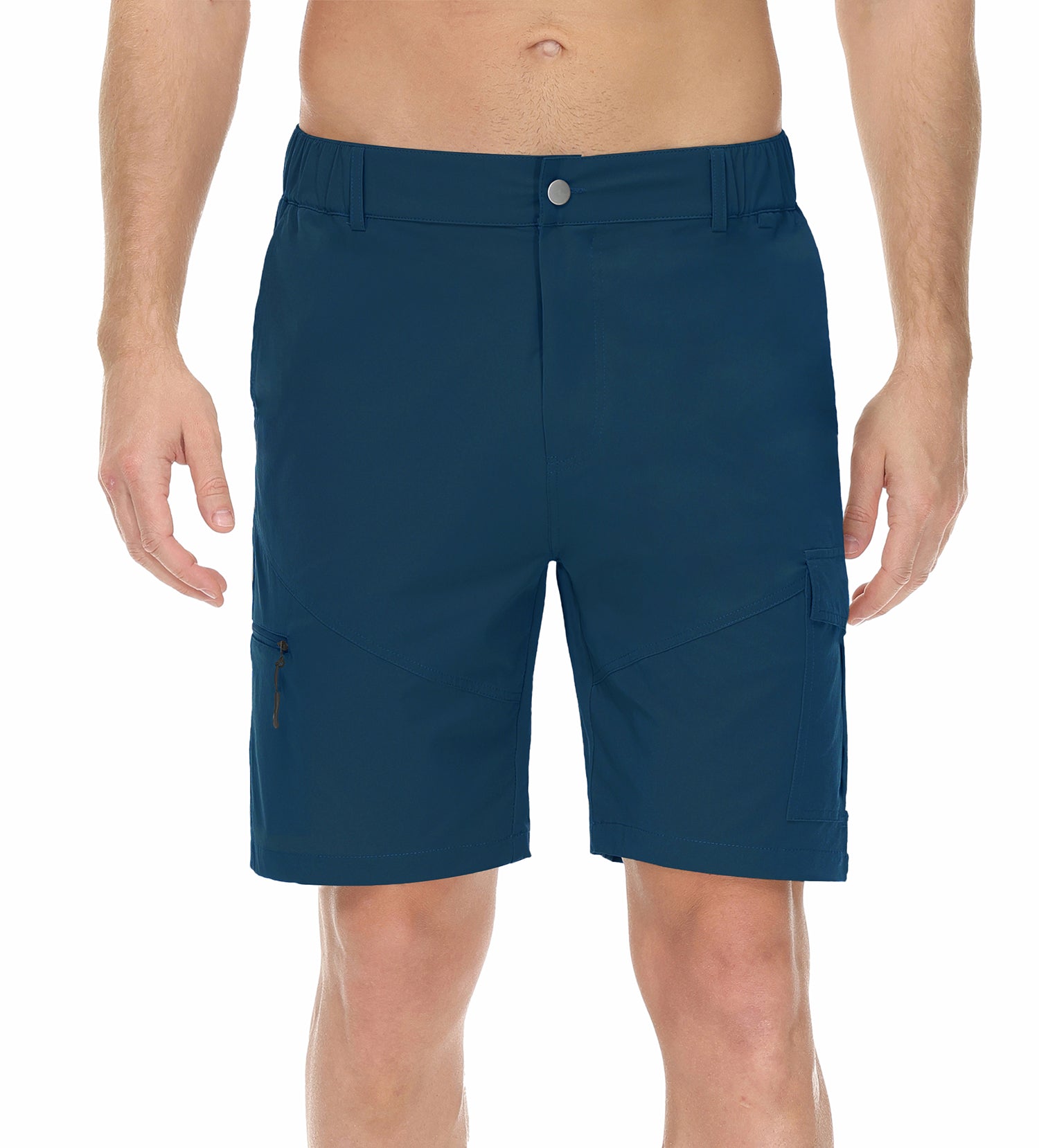 Cakulo Men's Water Resistant Hiking Cargo Casual Shorts