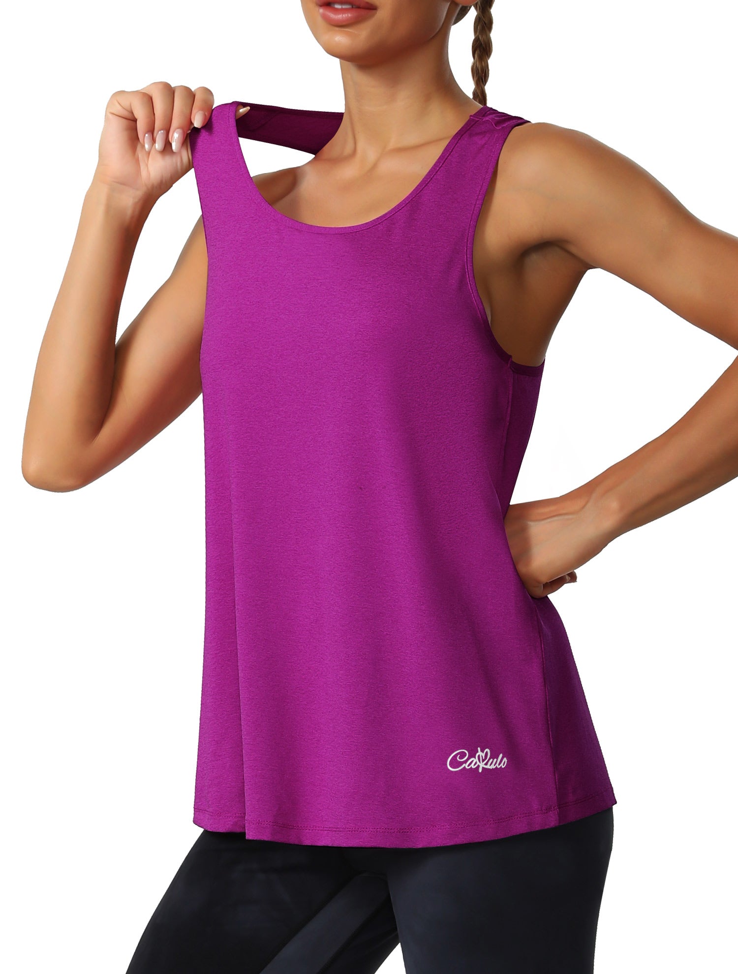 Cakulo Women's Plus Size Workout Tank