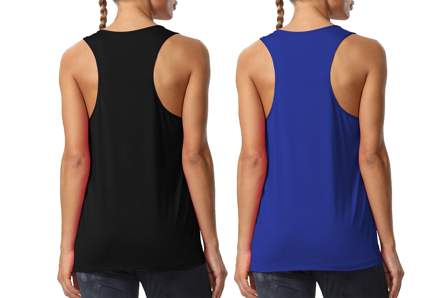 Cakulo Women's Plus Size Workout Tank