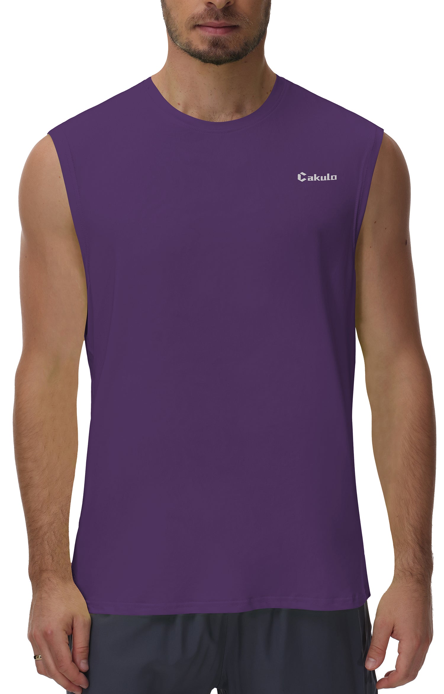 Cakulo Men's Neon Quick Dry Tank Gym to Beach Essentials