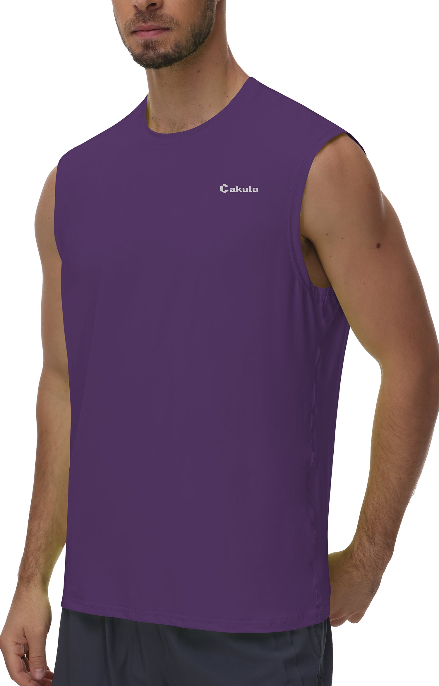 Cakulo Men's Neon Quick Dry Tank Gym to Beach Essentials