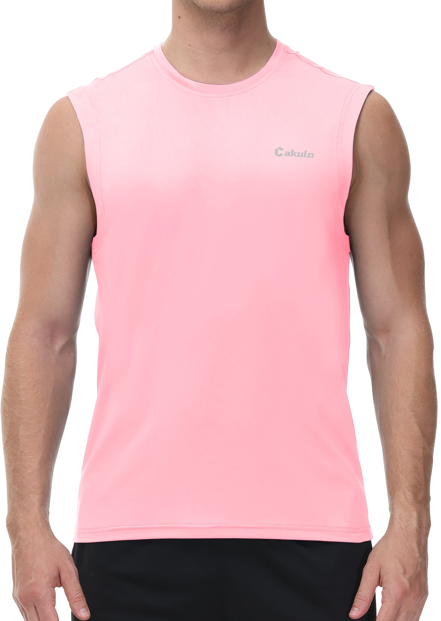 Cakulo Men's Neon Quick Dry Tank Gym to Beach Essentials