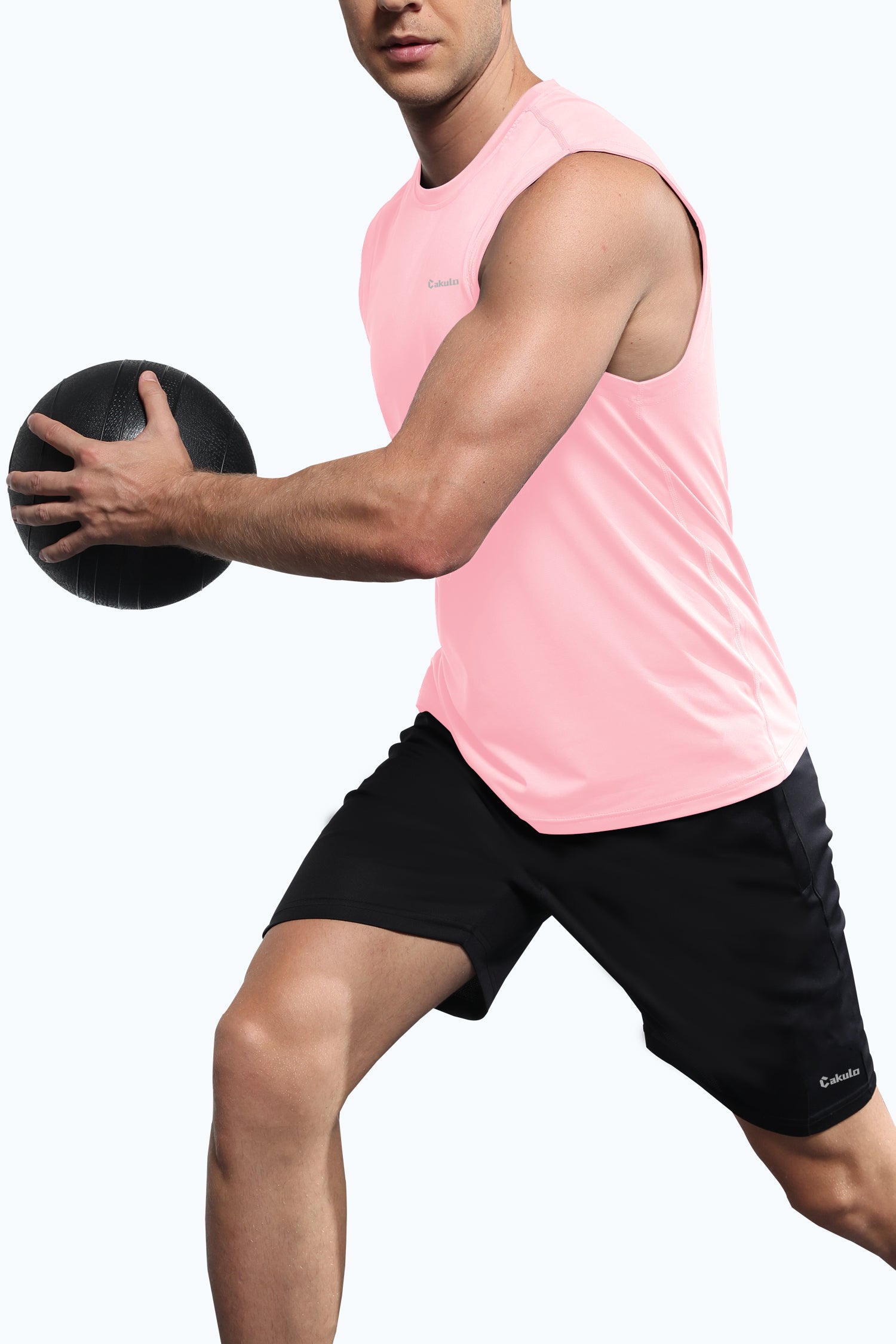 Cakulo Men's Neon Quick Dry Tank Gym to Beach Essentials