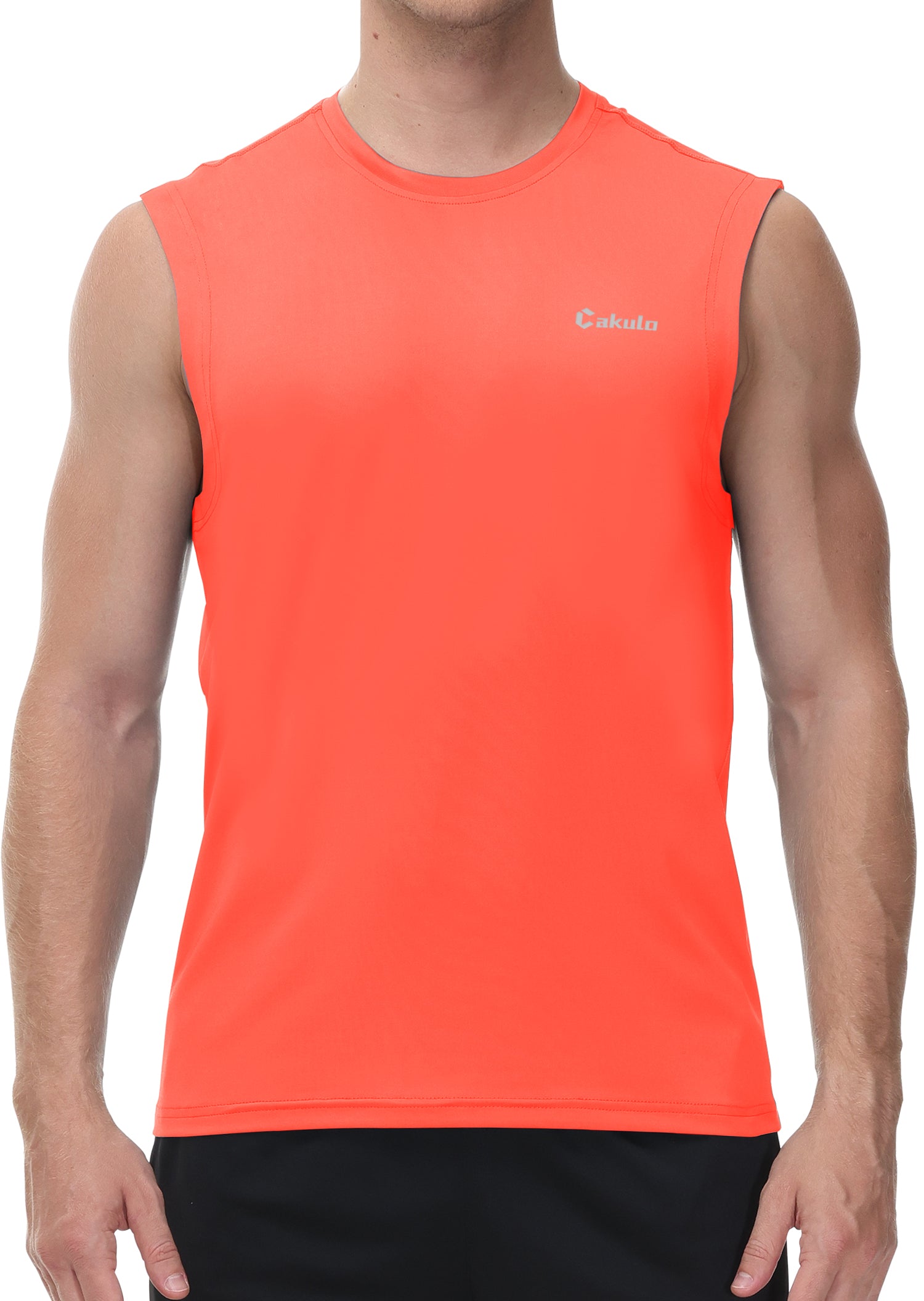 Cakulo Men's Neon Quick Dry Tank Gym to Beach Essentials