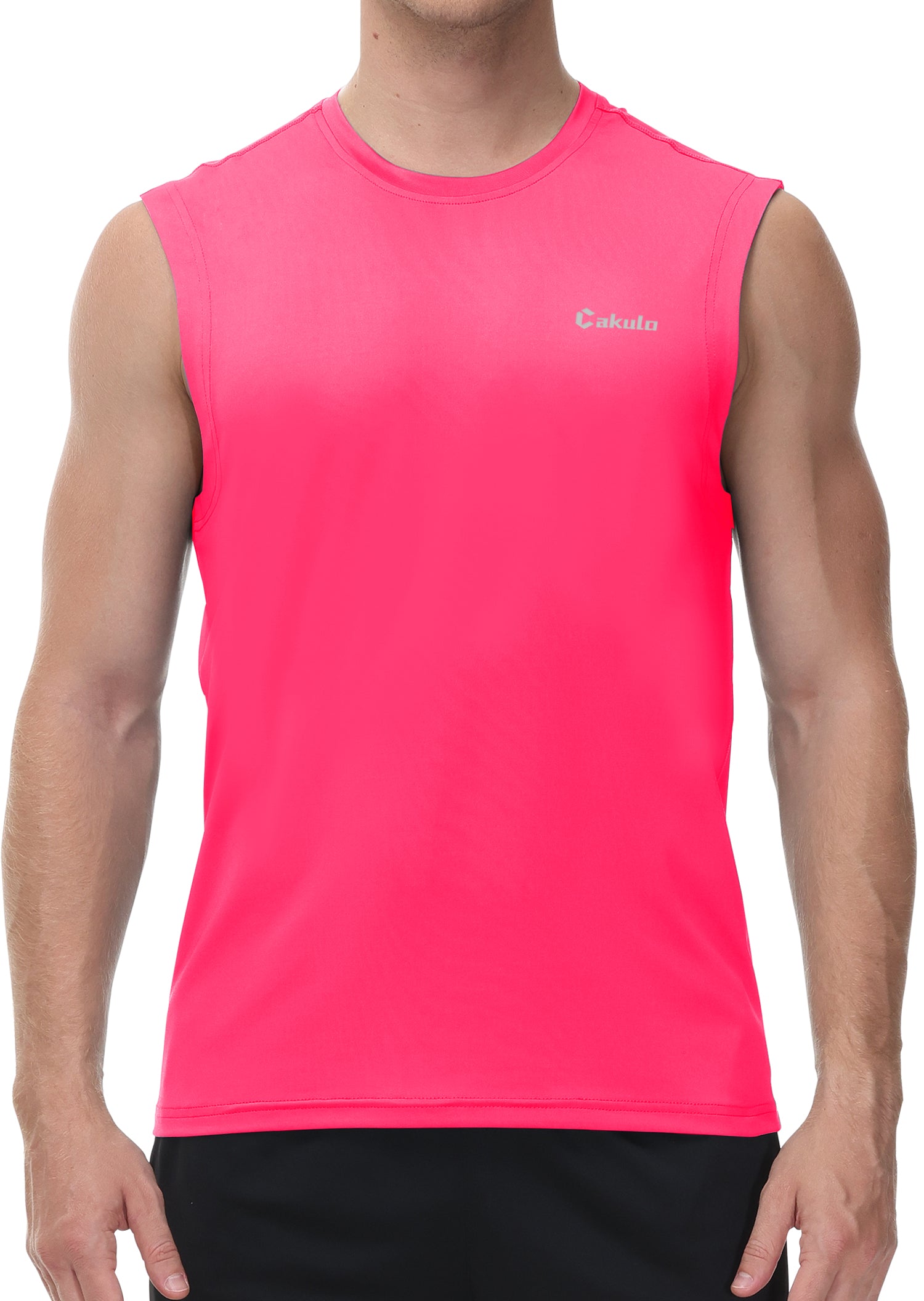 Cakulo Men's Neon Quick Dry Tank Gym to Beach Essentials